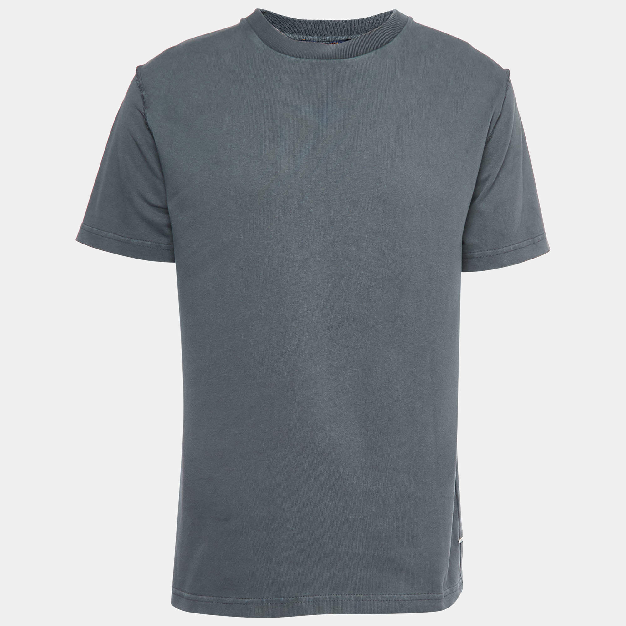 Louis Vuitton Grey Cotton Inside-Out T-Shirt M