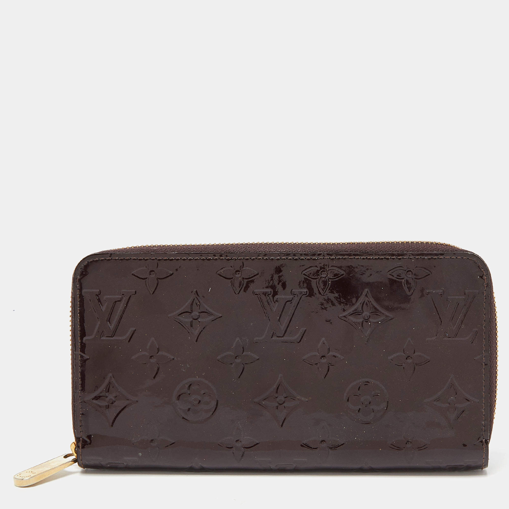 Louis Vuitton Amarante Monogram Vernis Zippy Wallet