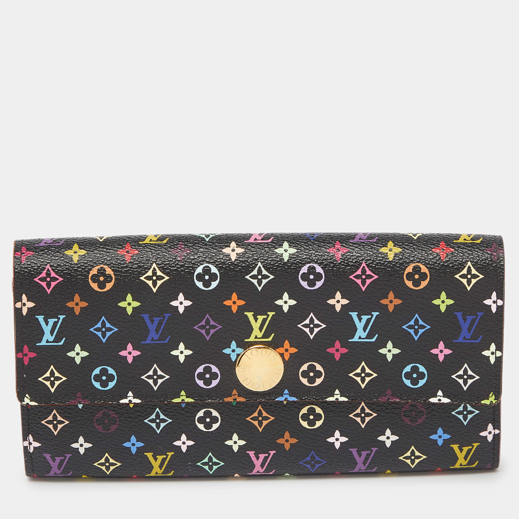 Louis Vuitton Multicolor Monogram Canvas Sarah Continental Wallet