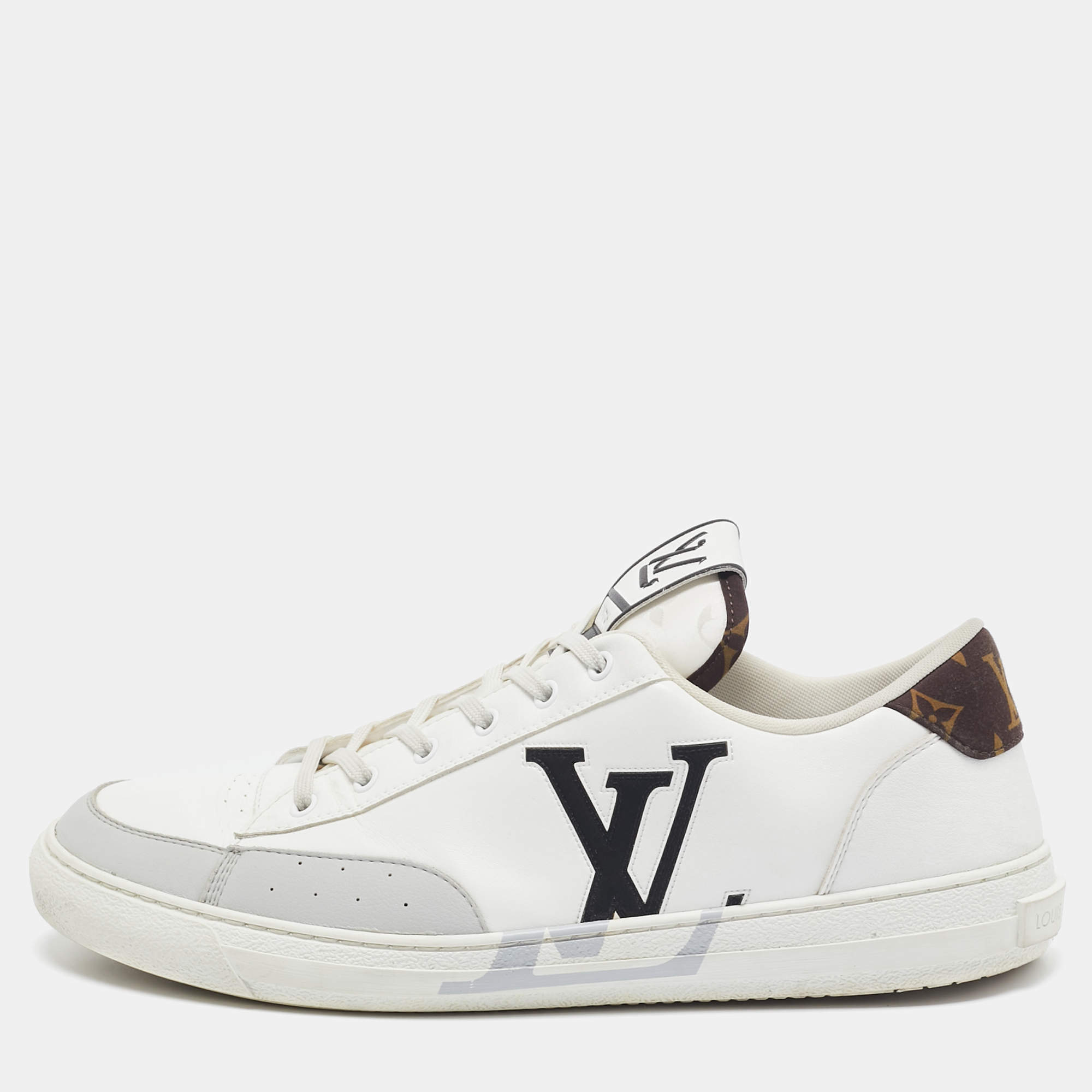 Pre Owned Louis Vuitton Multicolor Leather Charlie Sneakers Size 45