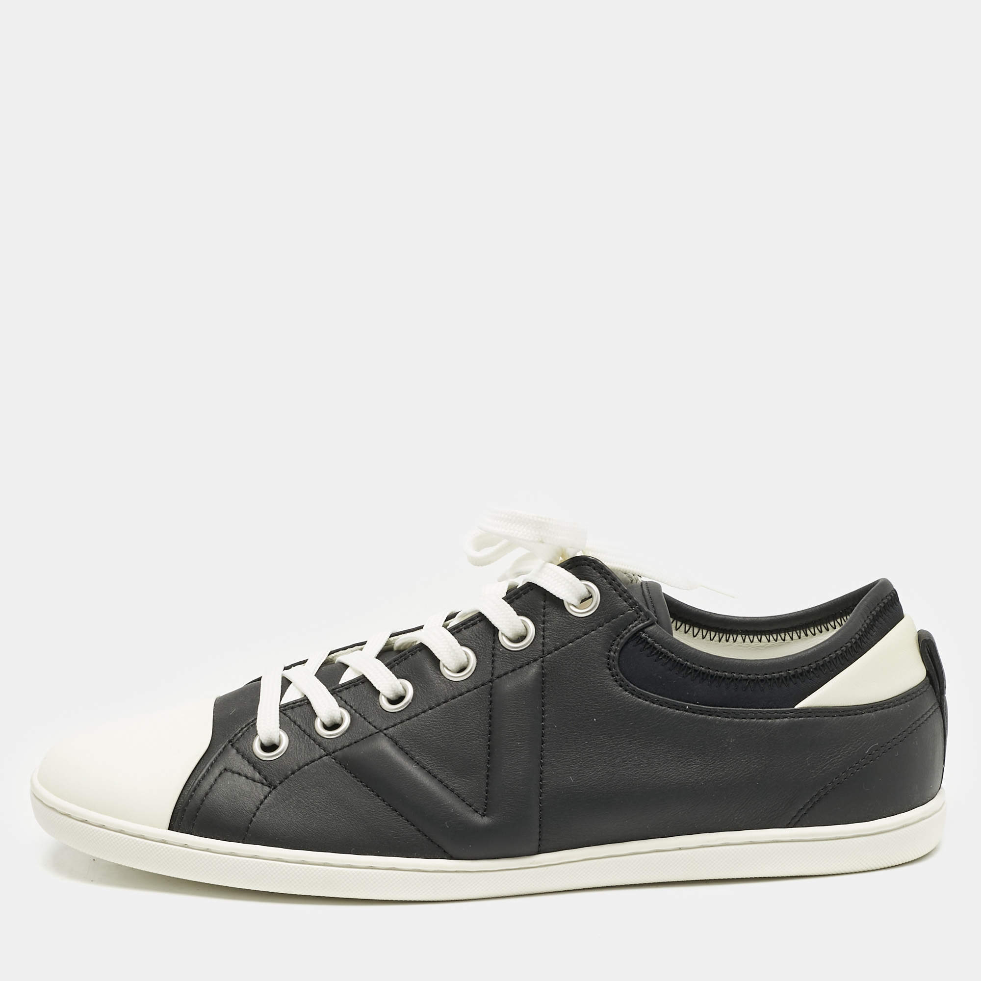 Louis Vuitton Damier Graphite Nylon and Leather Baseball Low Top Sneakers Size 42
