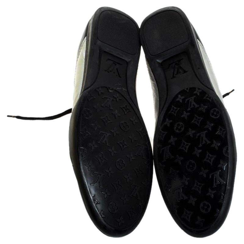 Louis Vuitton Patent Leather Fashion Sneakers for Men