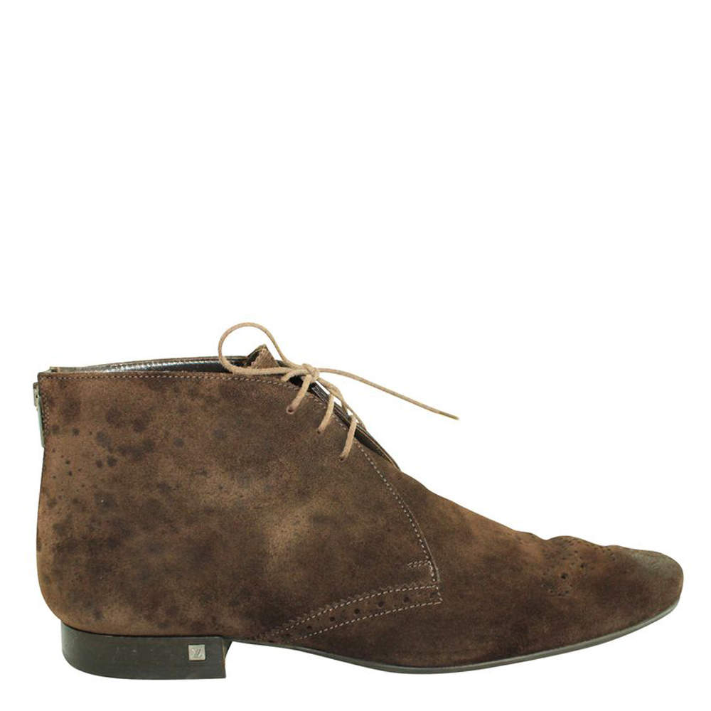 louis vuitton lace up boots