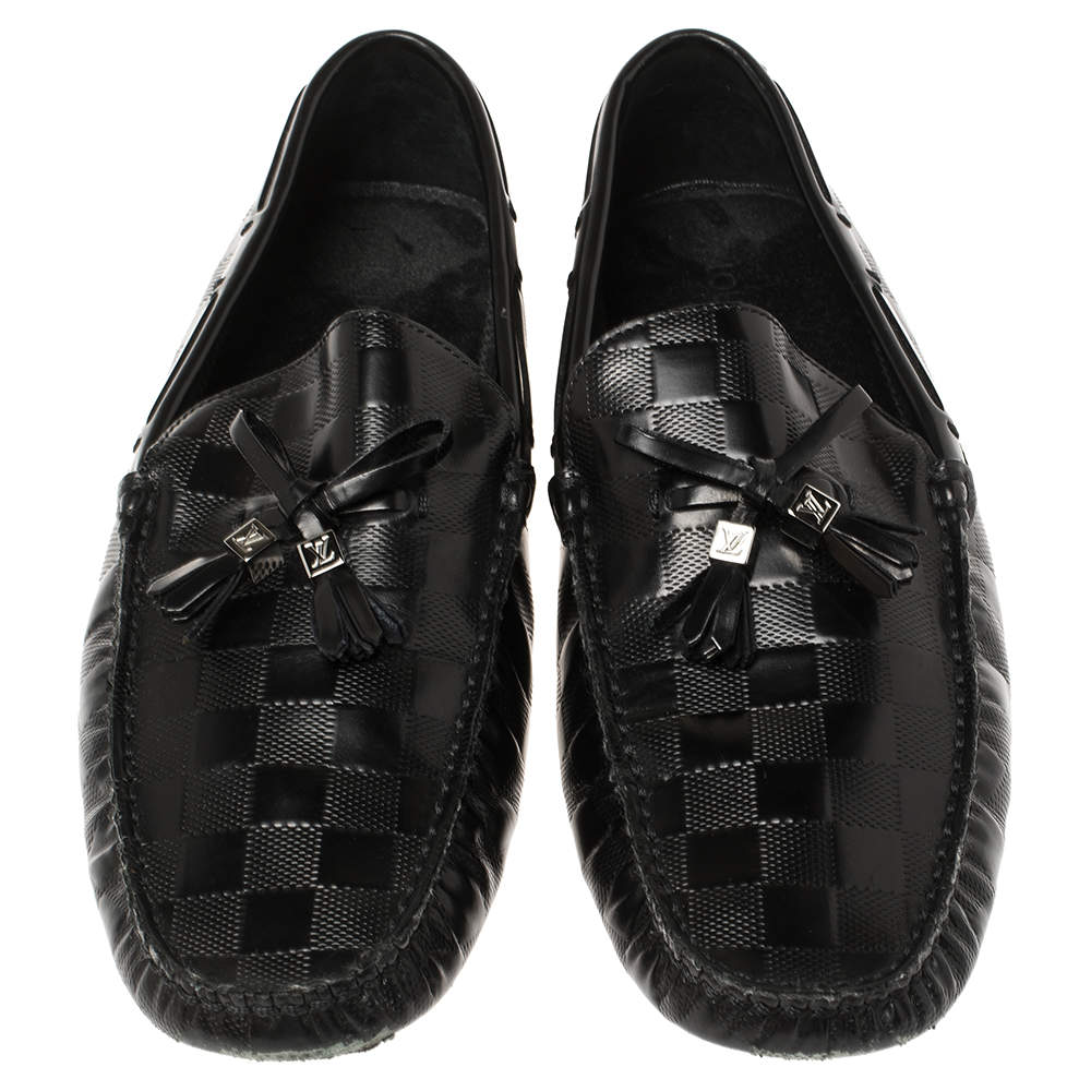 Louis Vuitton, Shoes, Louis Vuitton Black Suede Imola Tassel Loafers