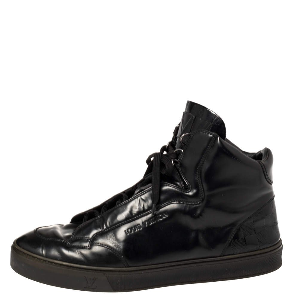 louis vuitton high top sneakers black