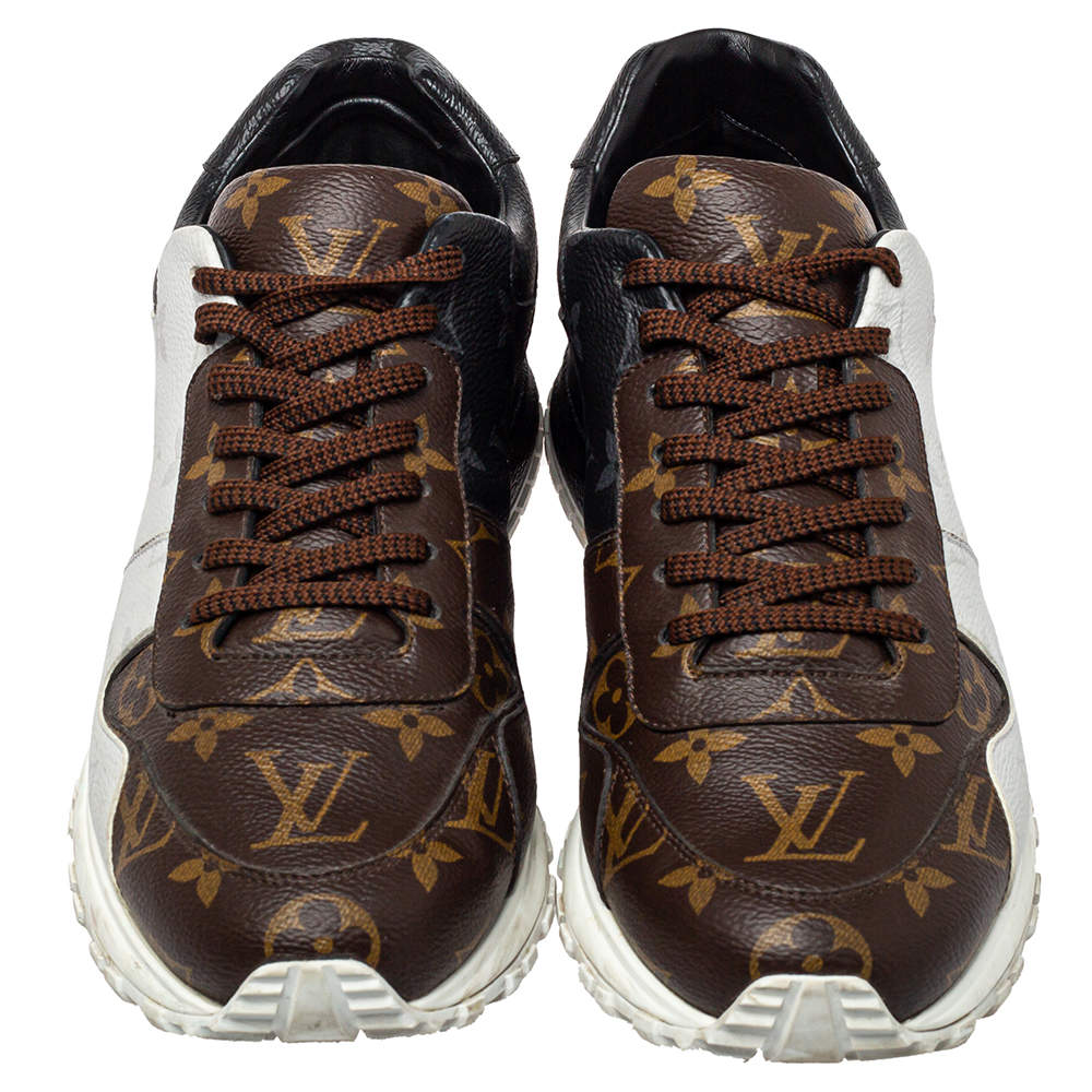 Louis Vuitton Mens Tri Colour Run Away Black / White / Monogram EU 39 –  Luxe Collective