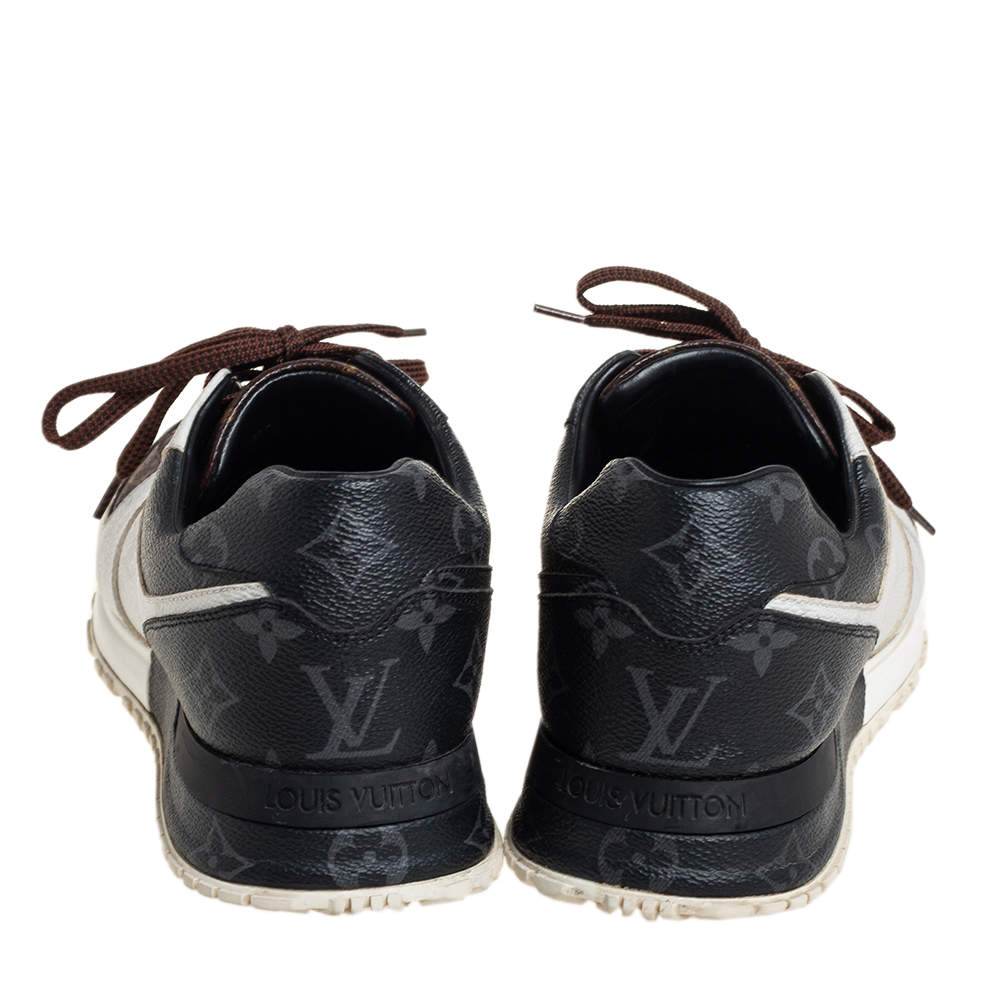 sepatu sneakers Louis Vuitton Run Away Sneakers Tricolor Monogram