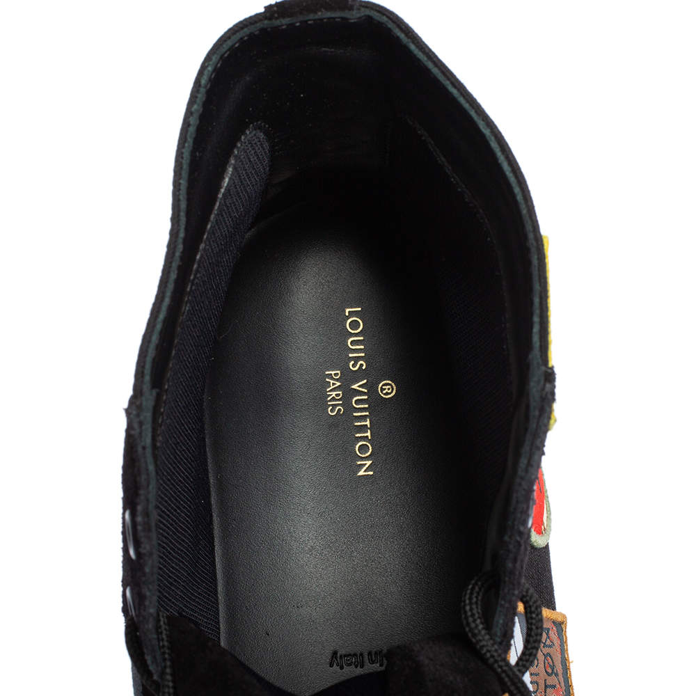 Louis Vuitton Men's Black Canvas Tattoo Sneaker Boot – Luxuria & Co.