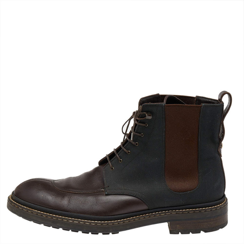 Louis Vuitton Lace Up Boots for Men for Sale