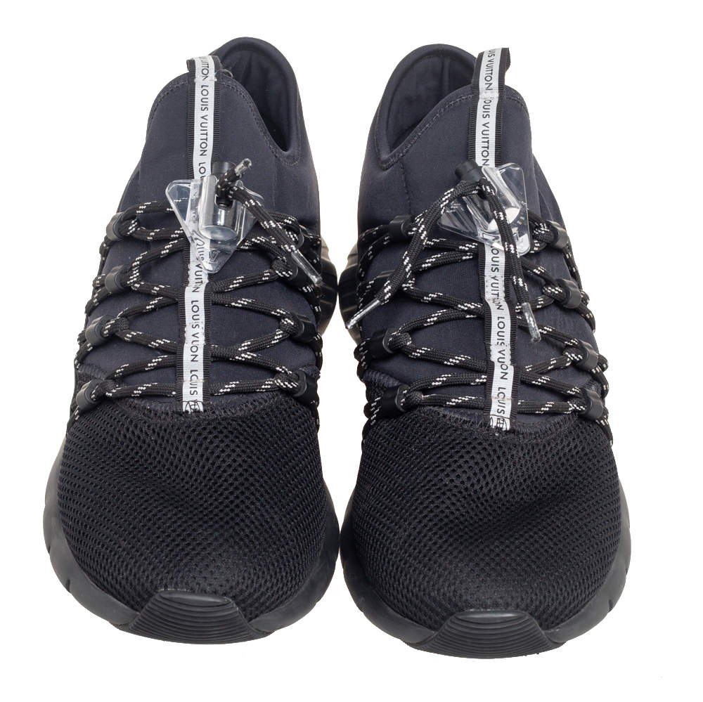 Louis Vuitton Black Fuselage Men's Sneakers 43 – The Closet