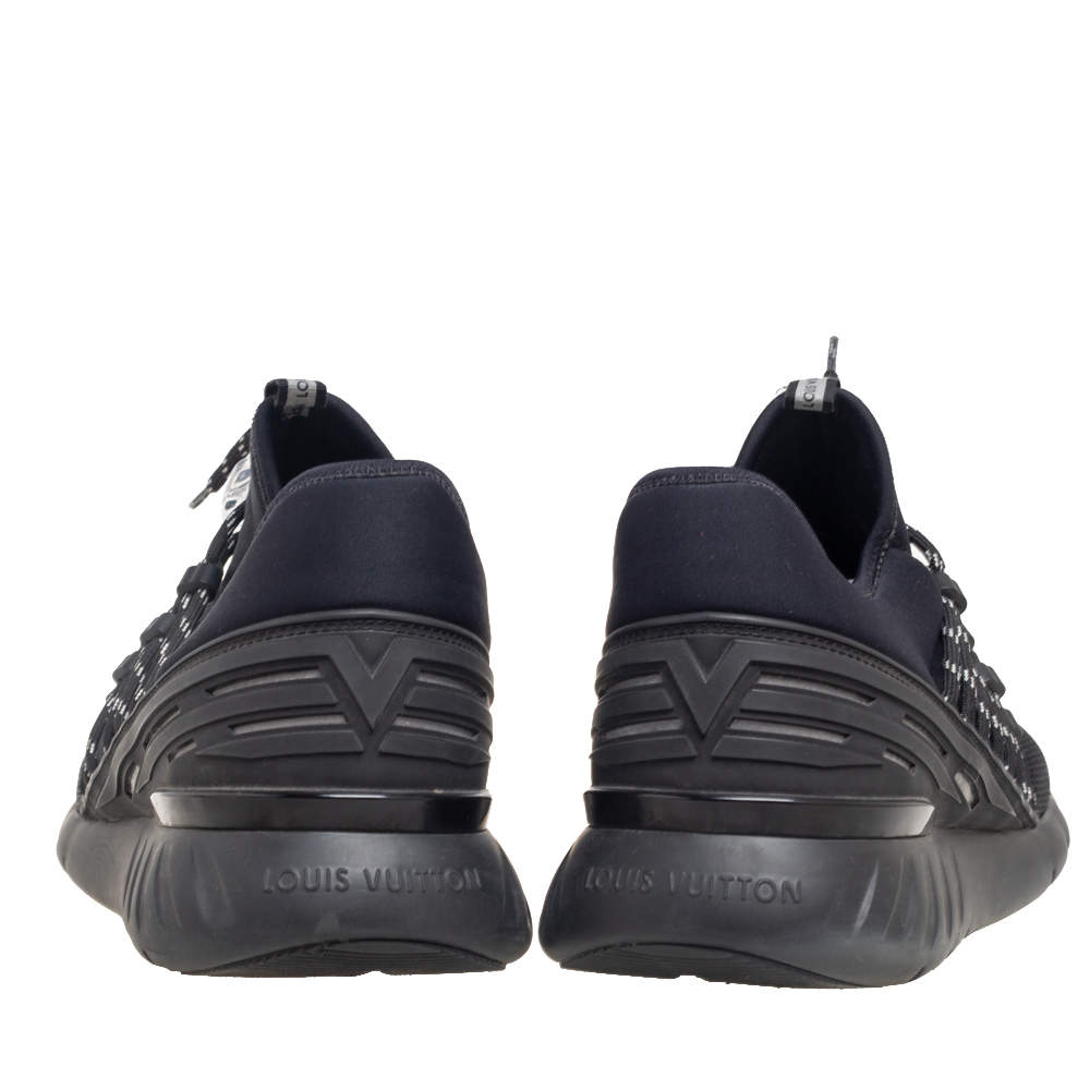 Louis Vuitton Black Fuselage Men's Sneakers 43 – The Closet