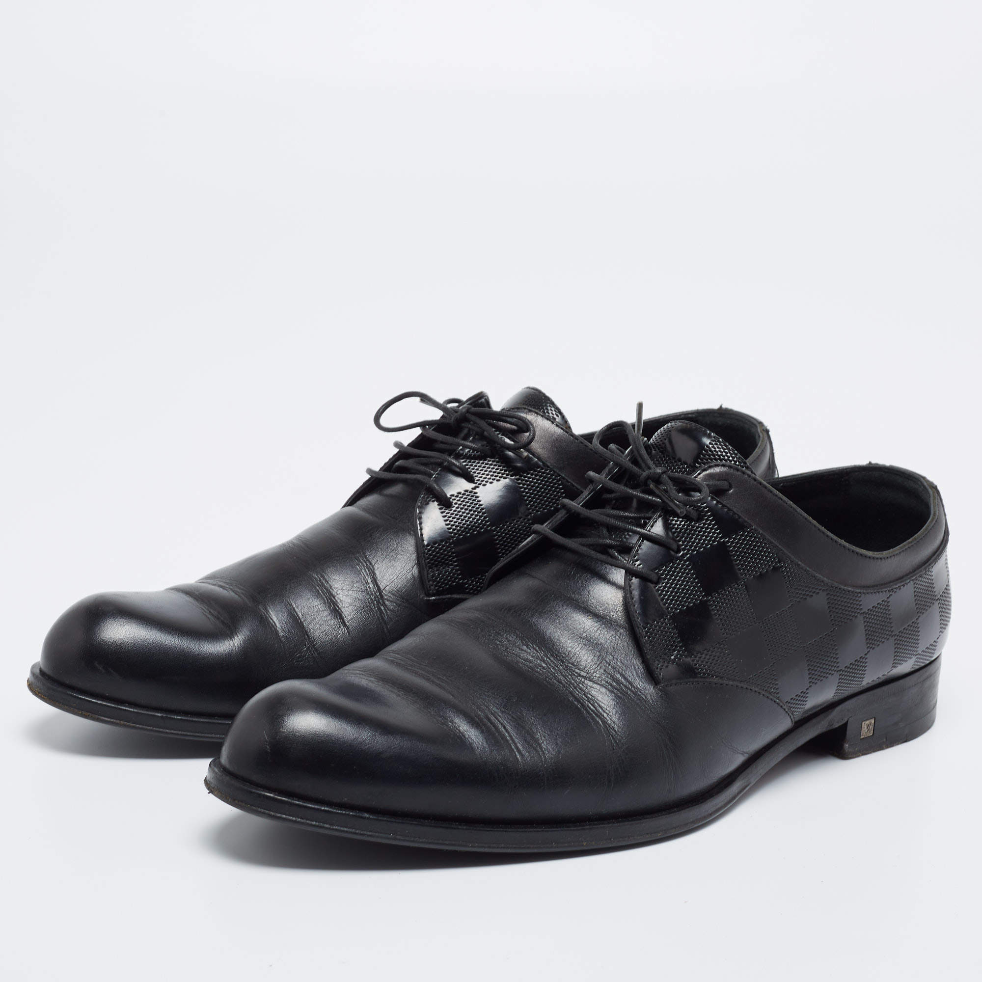 Louis Vuitton, Shoes, Louis Vuitton Mens Black Oxford Dress Shoes
