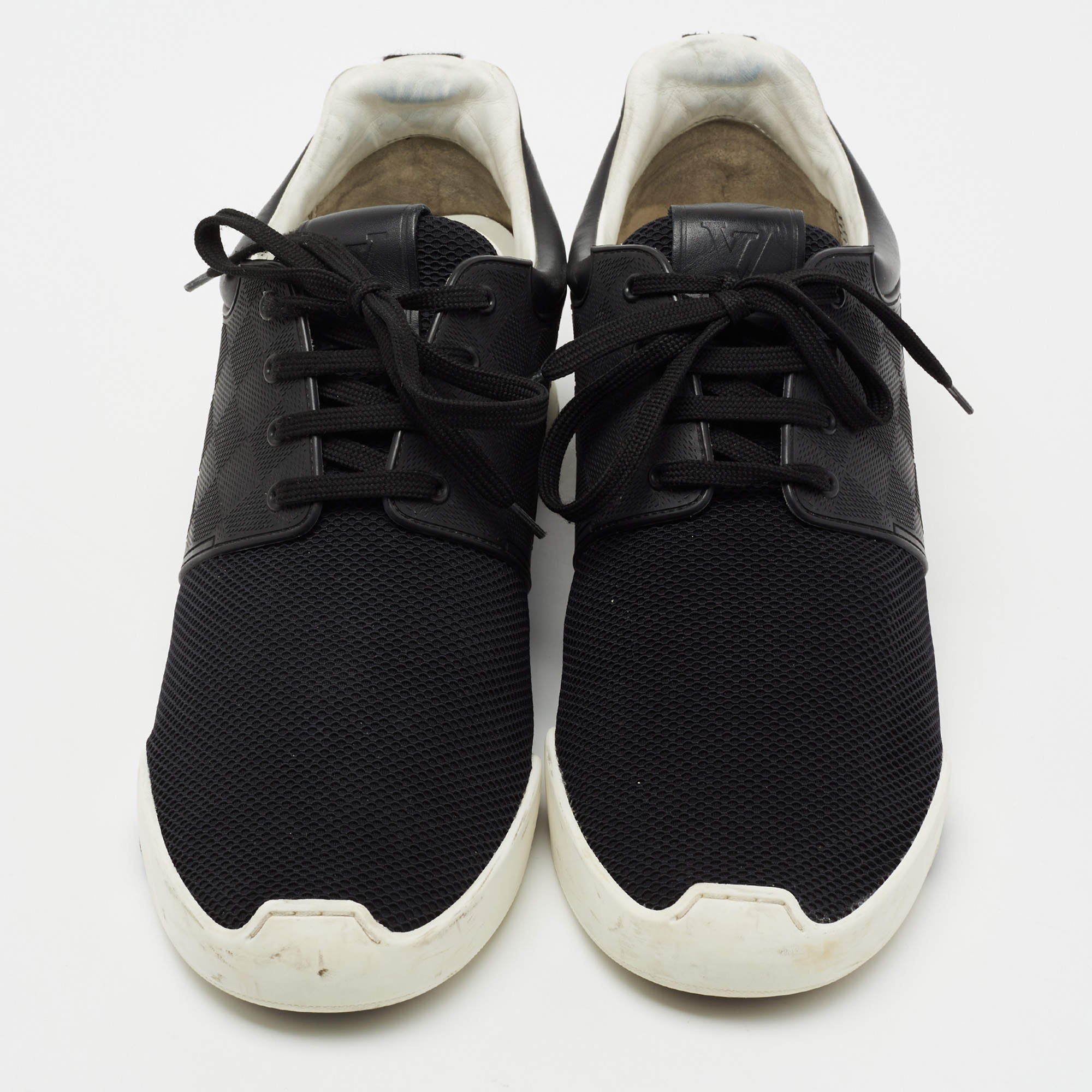 Louis Vuitton // Black Damier Infini Fastlane Sneakers – VSP Consignment