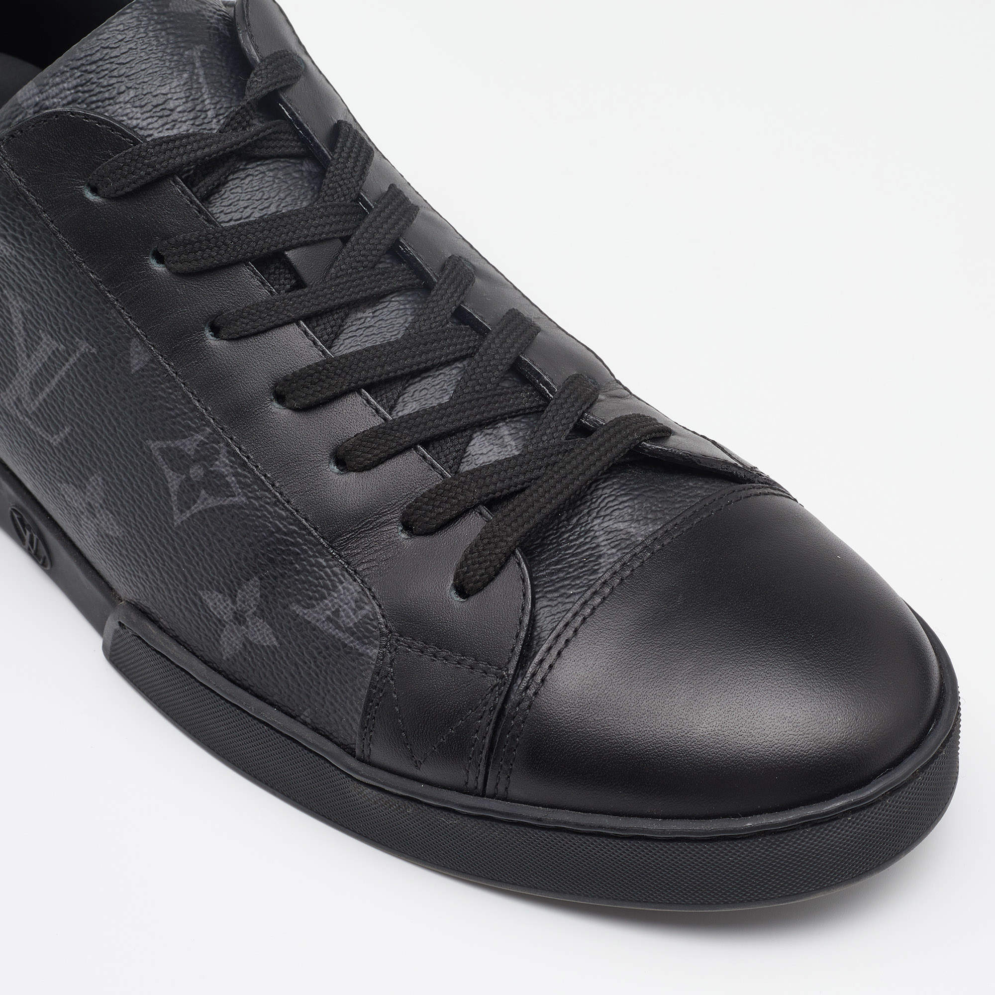 Louis Vuitton Black Monogram Canvas Match Up High Top Sneakers Size 42.5  Louis Vuitton | The Luxury Closet