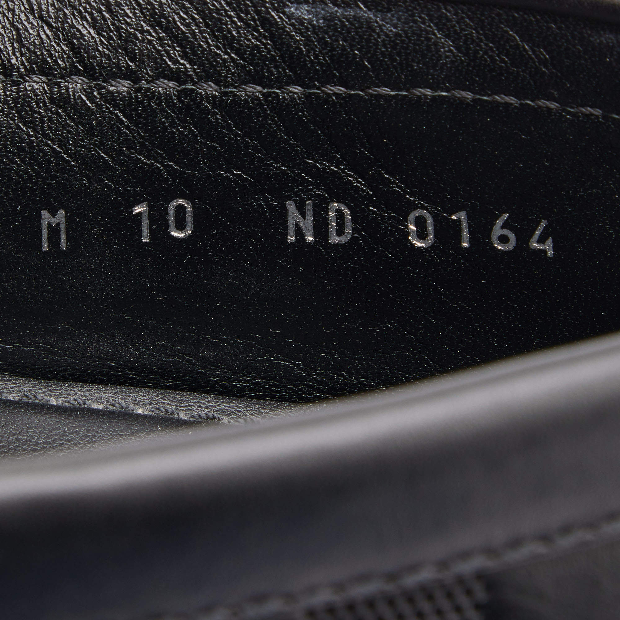 Louis Vuitton Black Damier Infini Leather Hockenheim Slip On Loafers Size  44 Louis Vuitton
