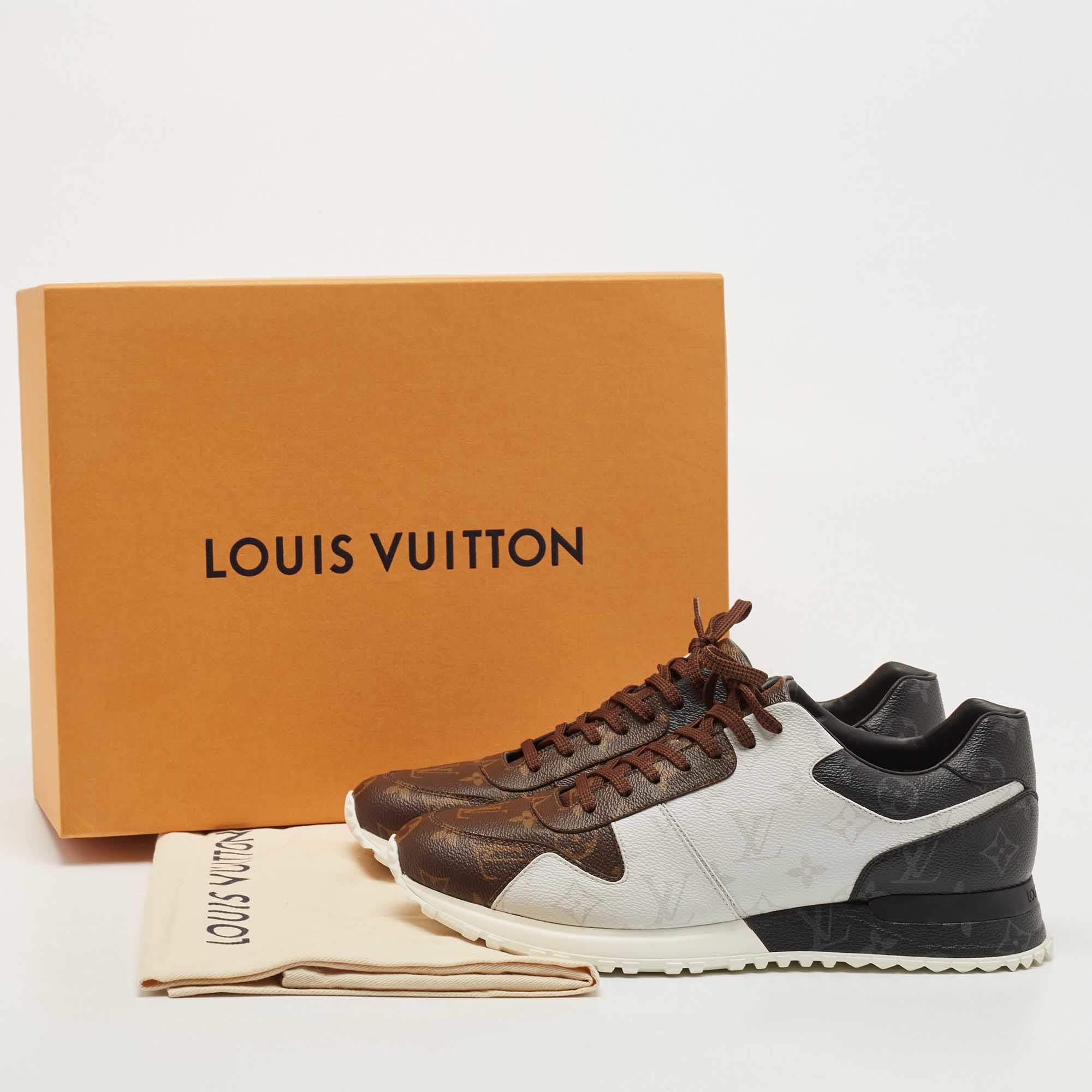 Louis Vuitton Brown Monogram Canvas Runaway Sneakers Size 42.5 at