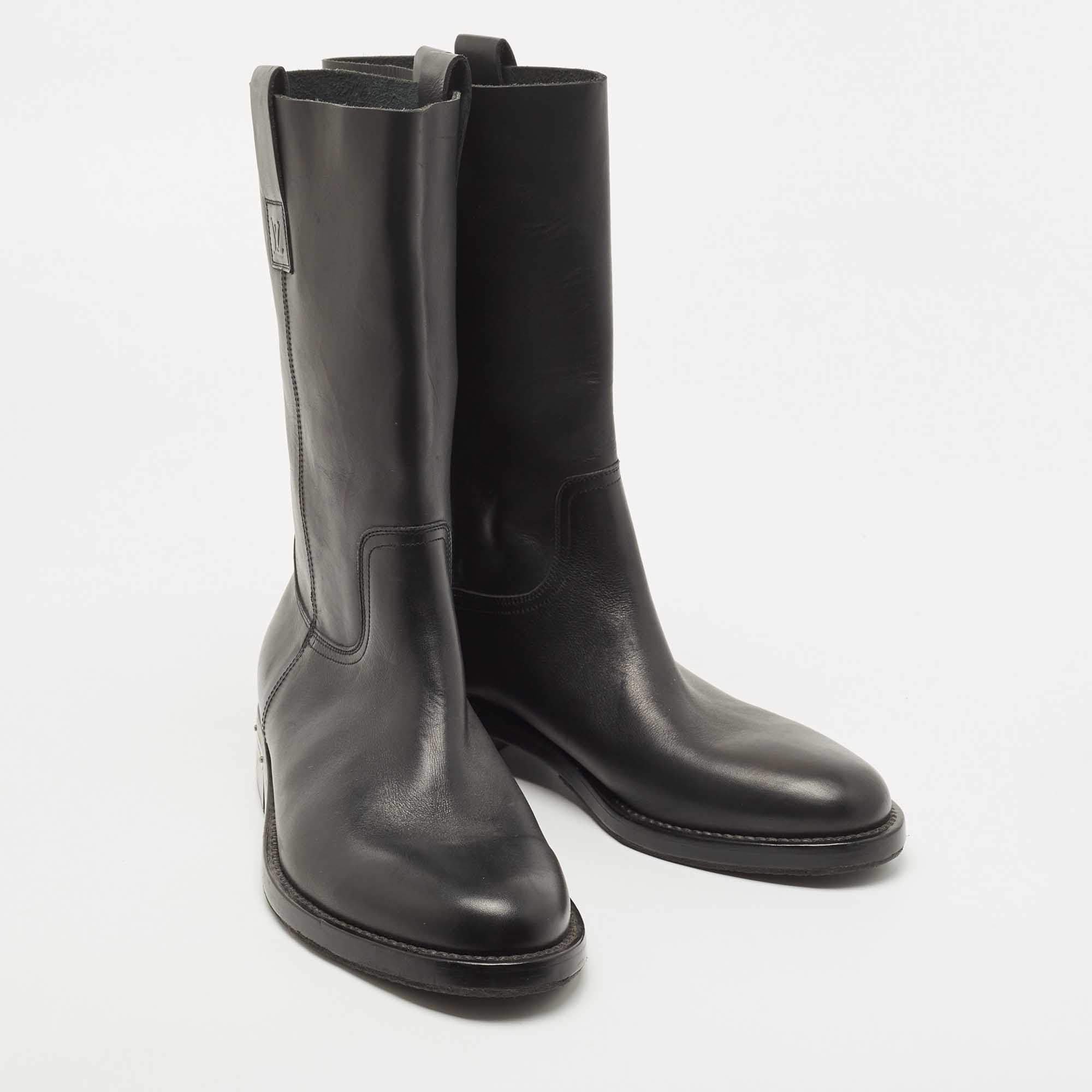 Louis Vuitton Boots Men Black Leather (calf) 1620881