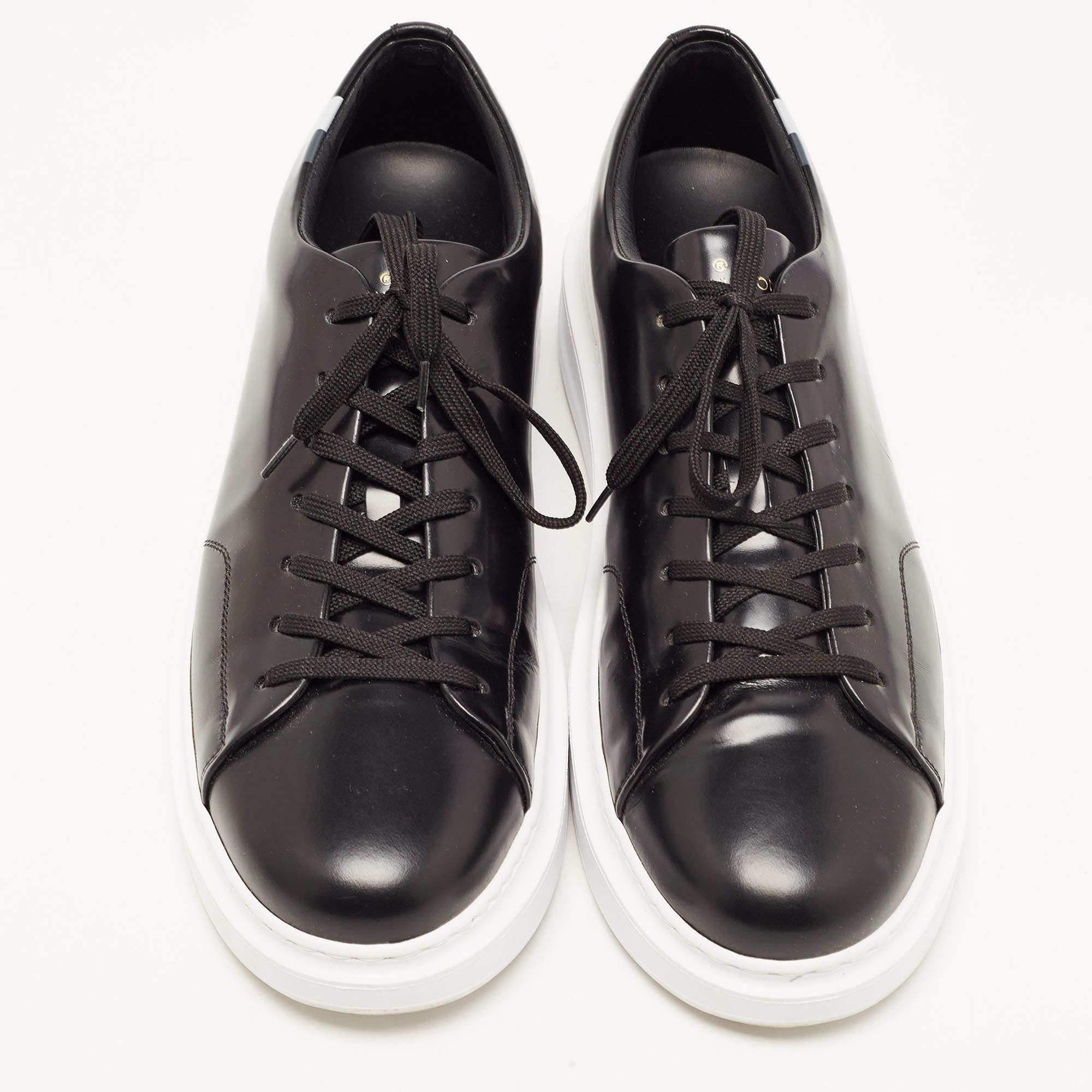Beverly hills leather low trainers Louis Vuitton Black size 43 EU in  Leather - 32104523