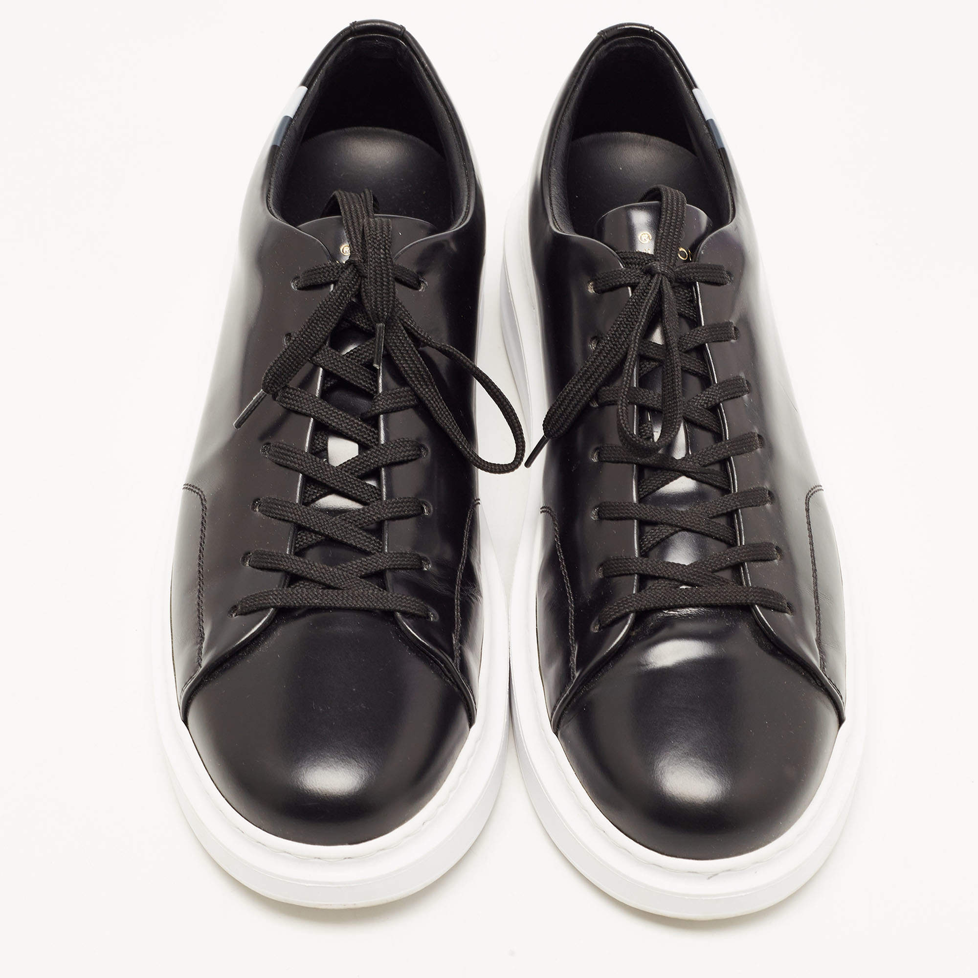 Beverly hills leather low trainers Louis Vuitton Black size 44 EU in  Leather - 37305925