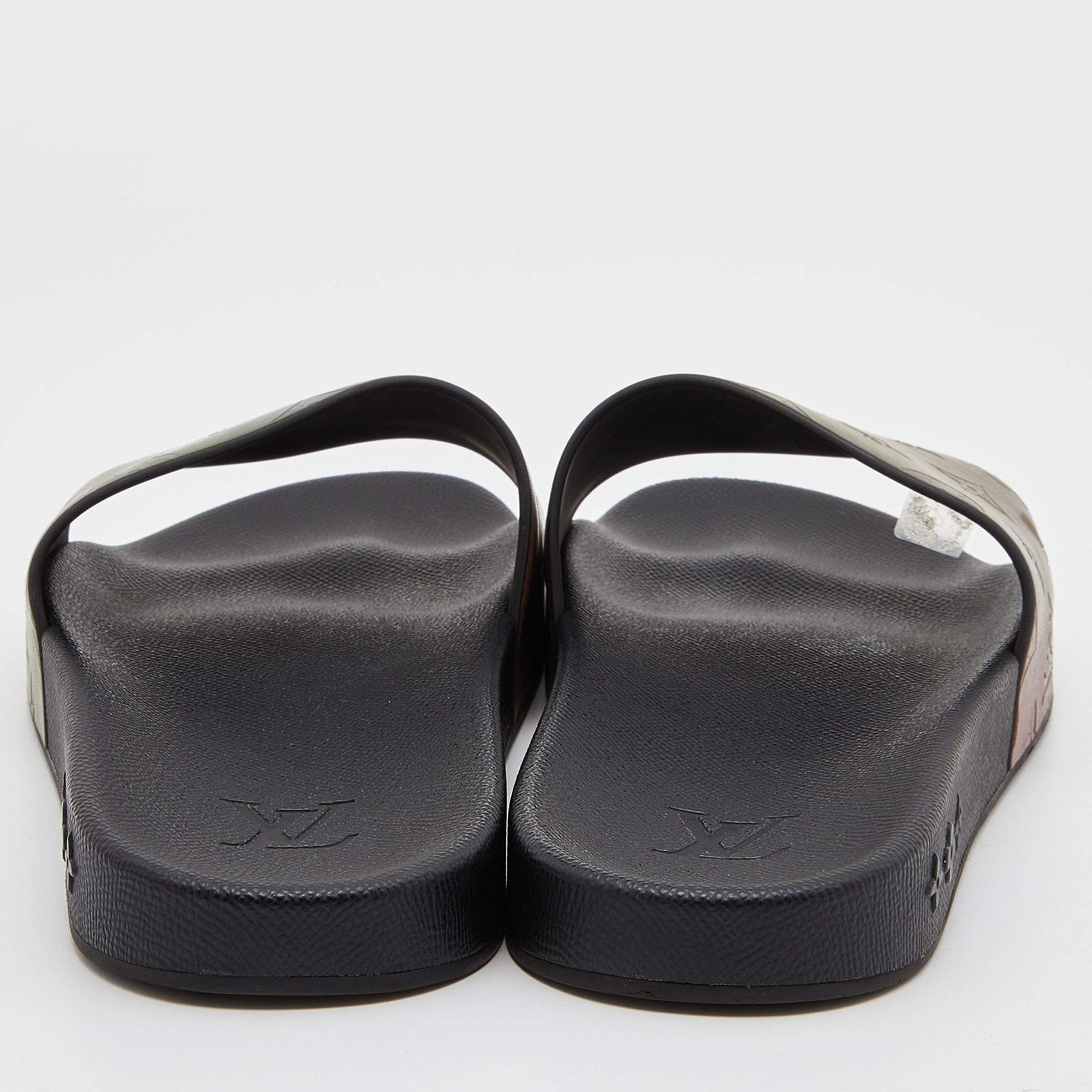 Waterfront sandals Louis Vuitton Black size 43 EU in Rubber - 32260545