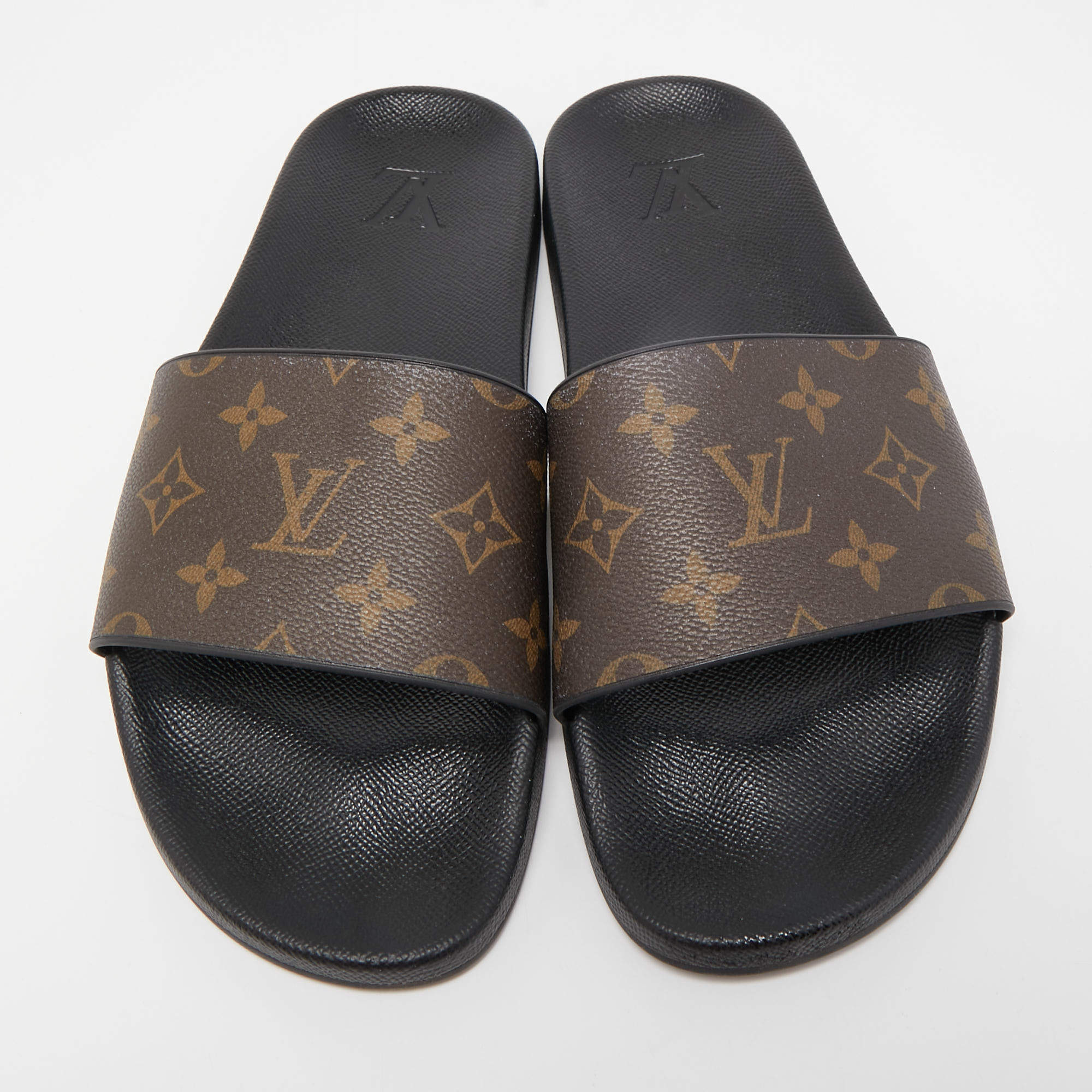 Waterfront cloth sandals Louis Vuitton Black size 42 EU in Cloth - 34900737