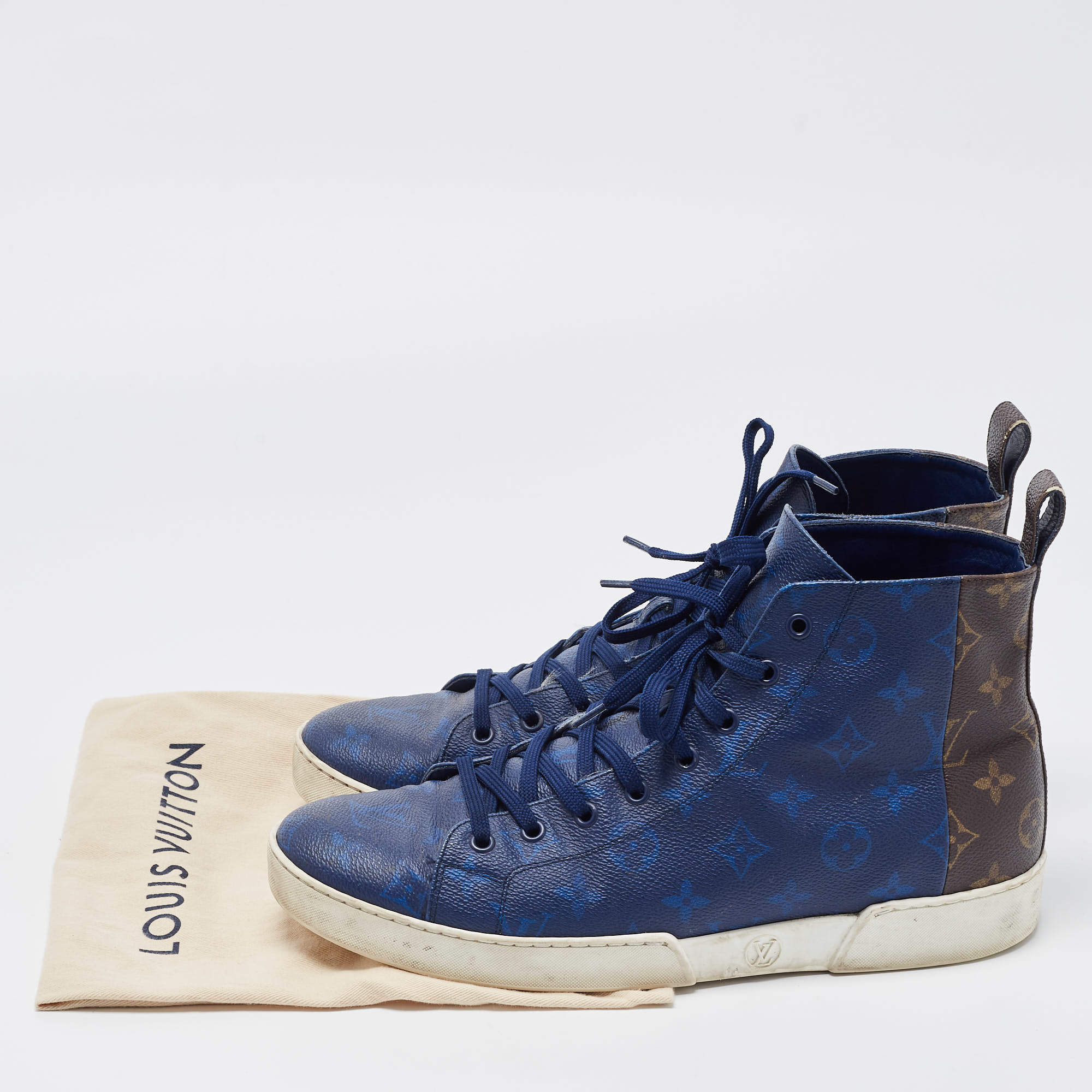 Louis Vuitton Match-up Sneaker In Bleu