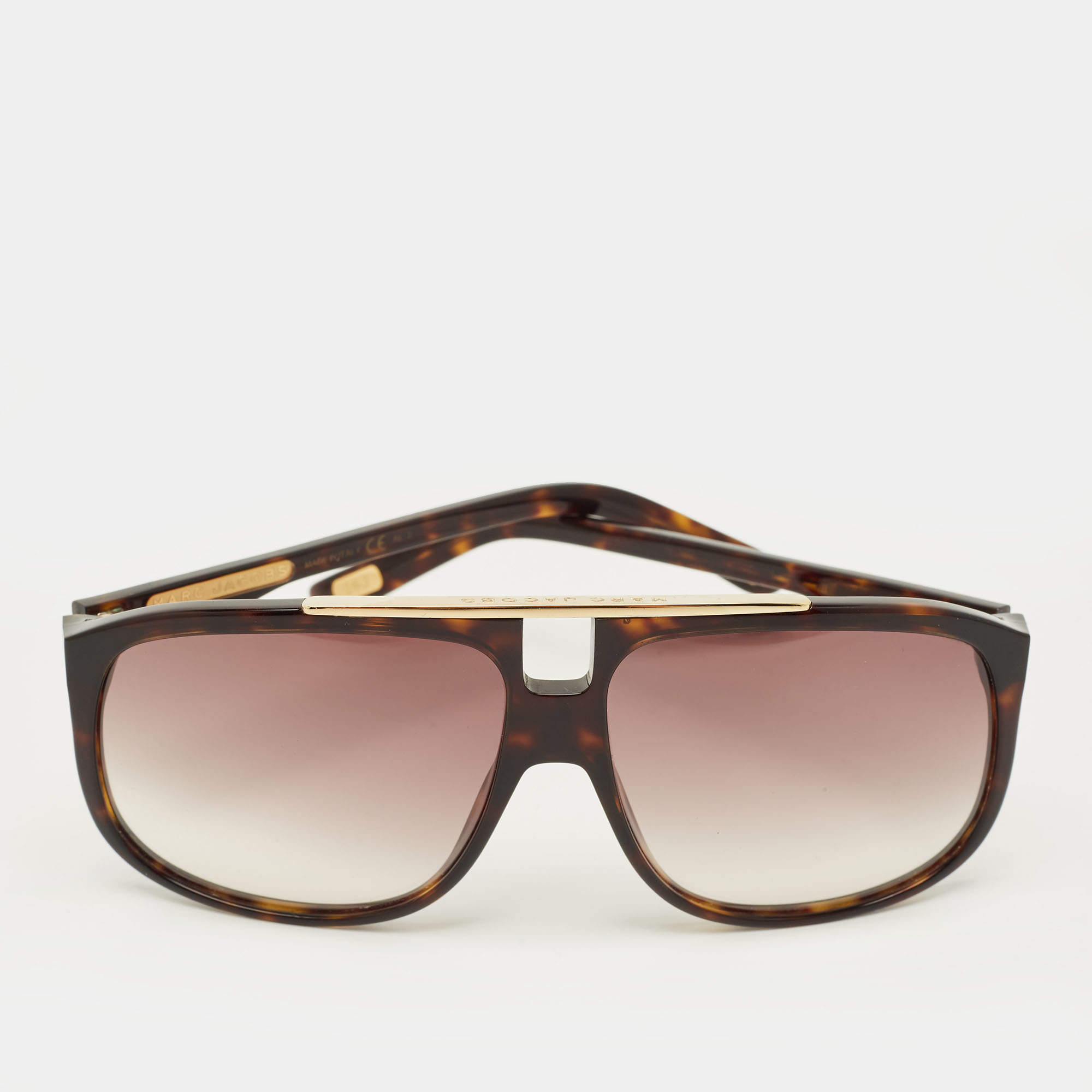 Pre Owned Marc Jacobs Brown Gradient MJ 252/S Square Sunglasses