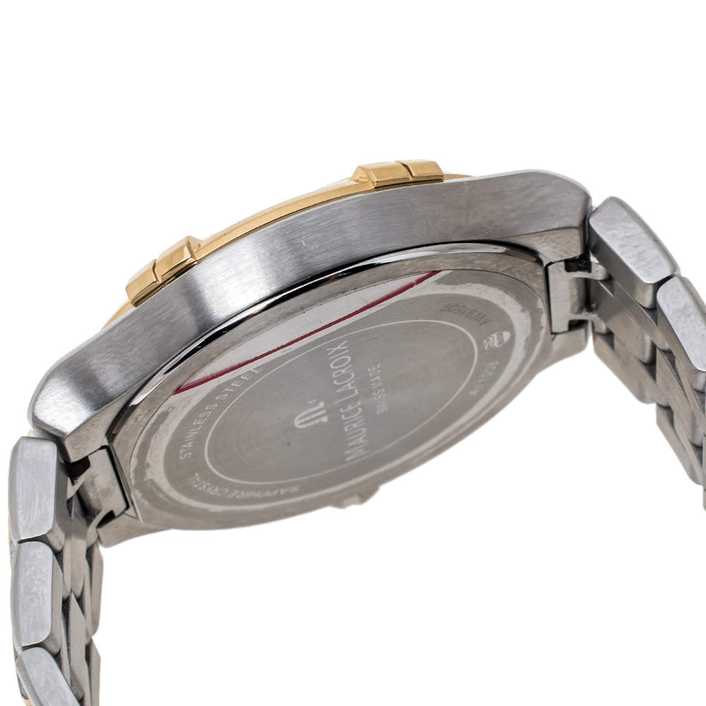 Maurice Lacroix Silver Two-Tone Stainless Steel Aikon AI1008-PVY13-132-1  Men's Wristwatch 42 mm Maurice Lacroix | TLC