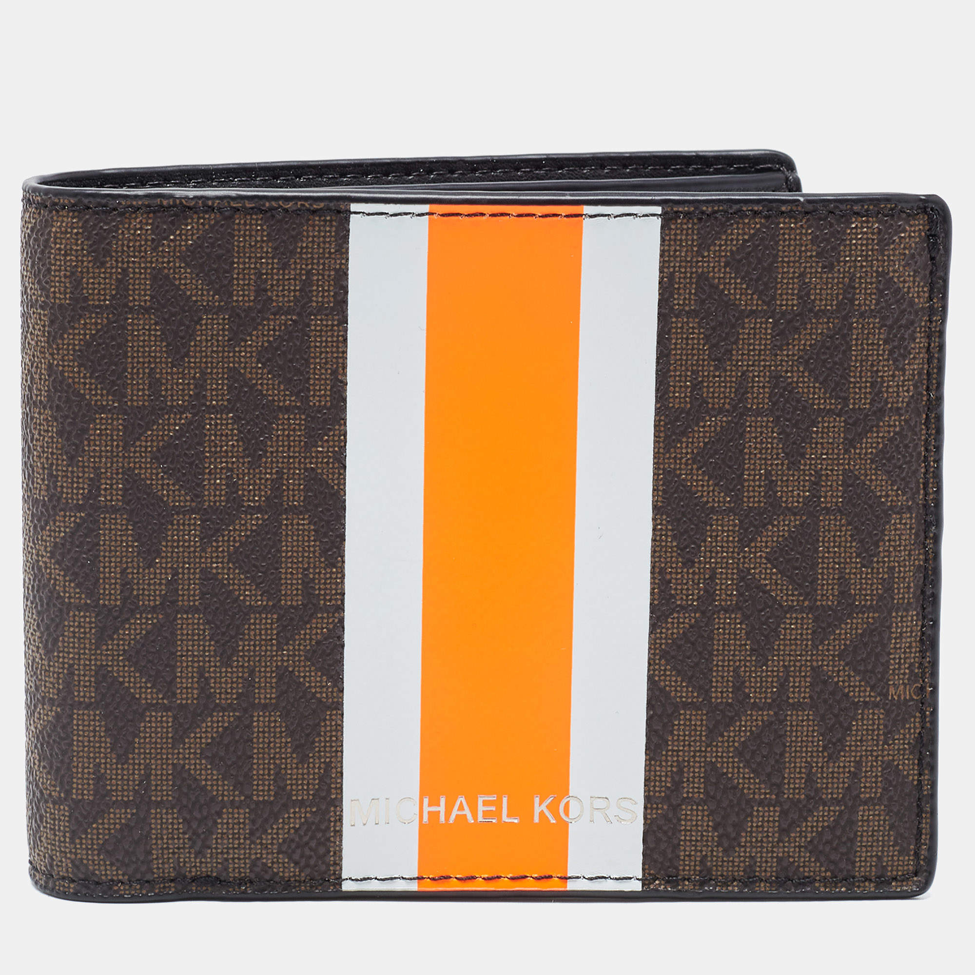 Michael kors discount wallet orange