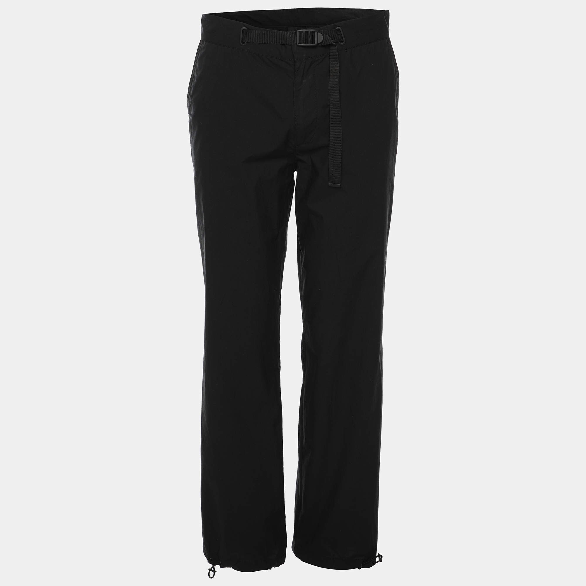 Moncler Black Cotton Trouser XXL