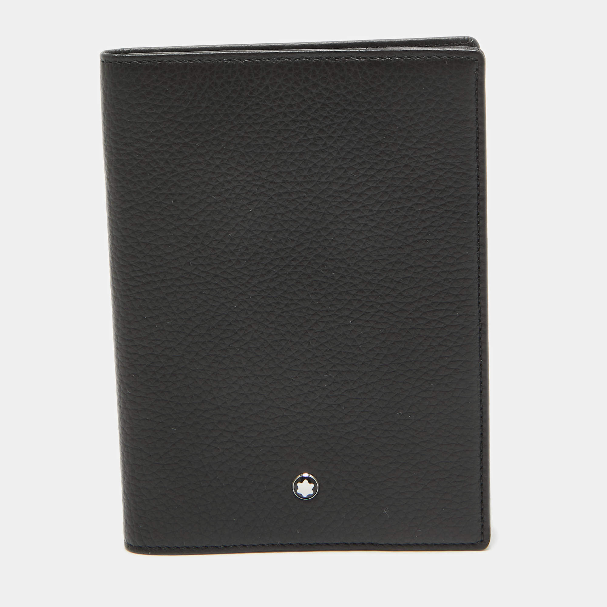 Montblanc Black Leather Meisterstück Passport Holder