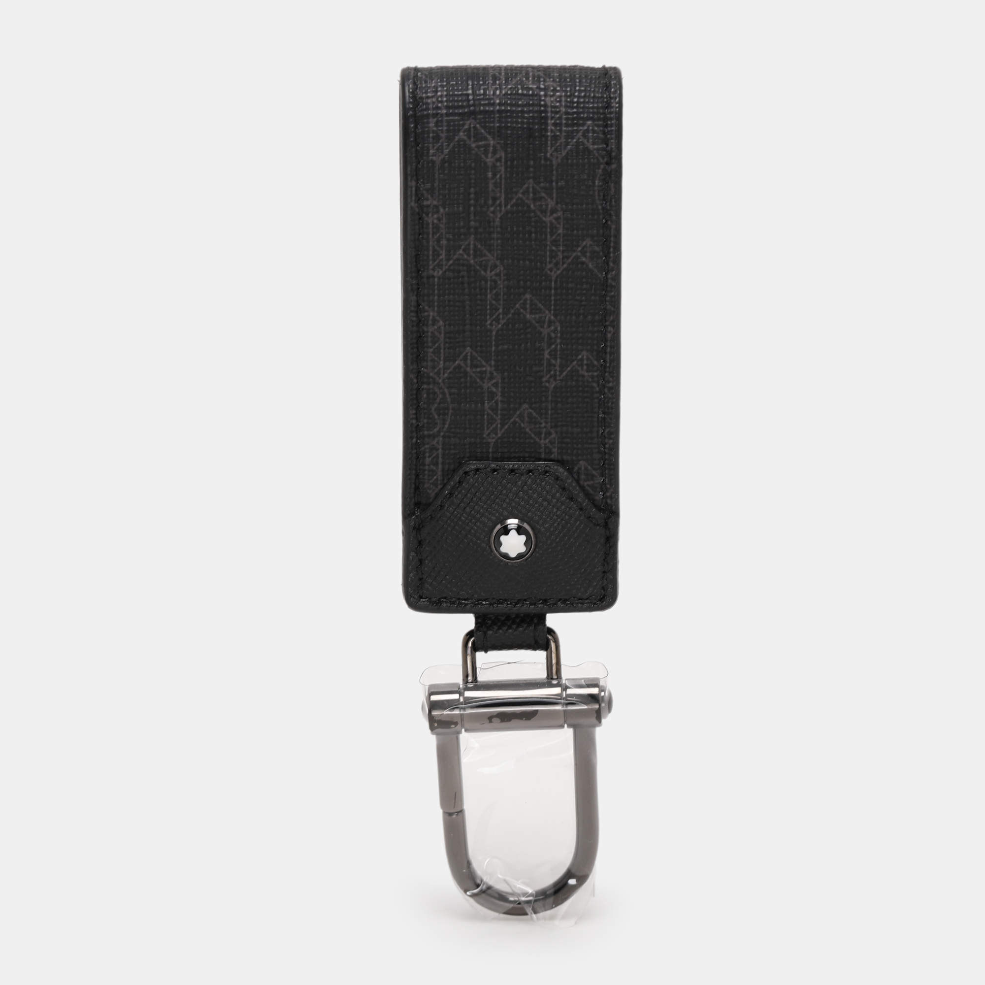 Montblanc Black Signature Leather Meisterstuck Keyring