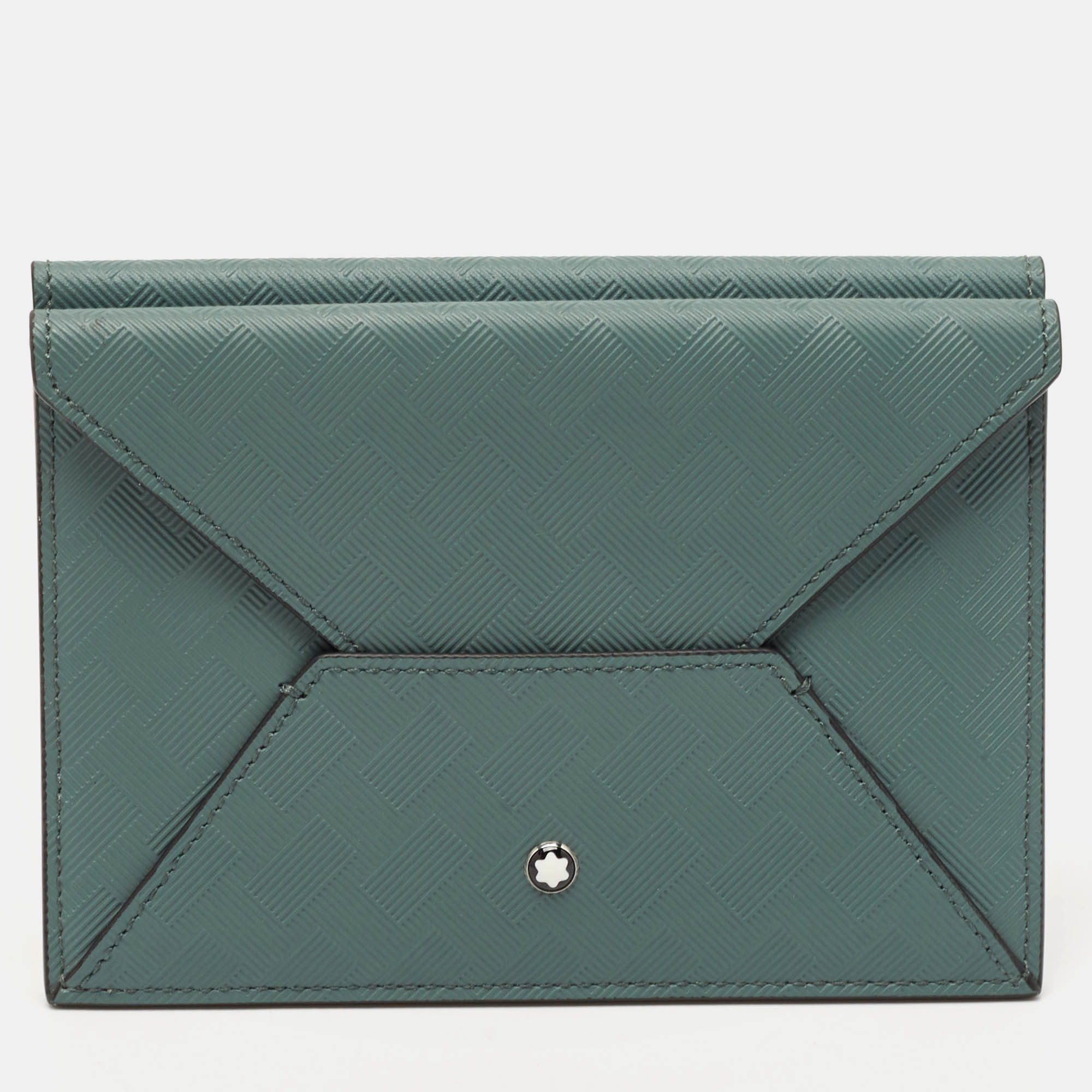 Montblanc x Zidane Green Textured Leather Extreme 3.0 Passport Holder
