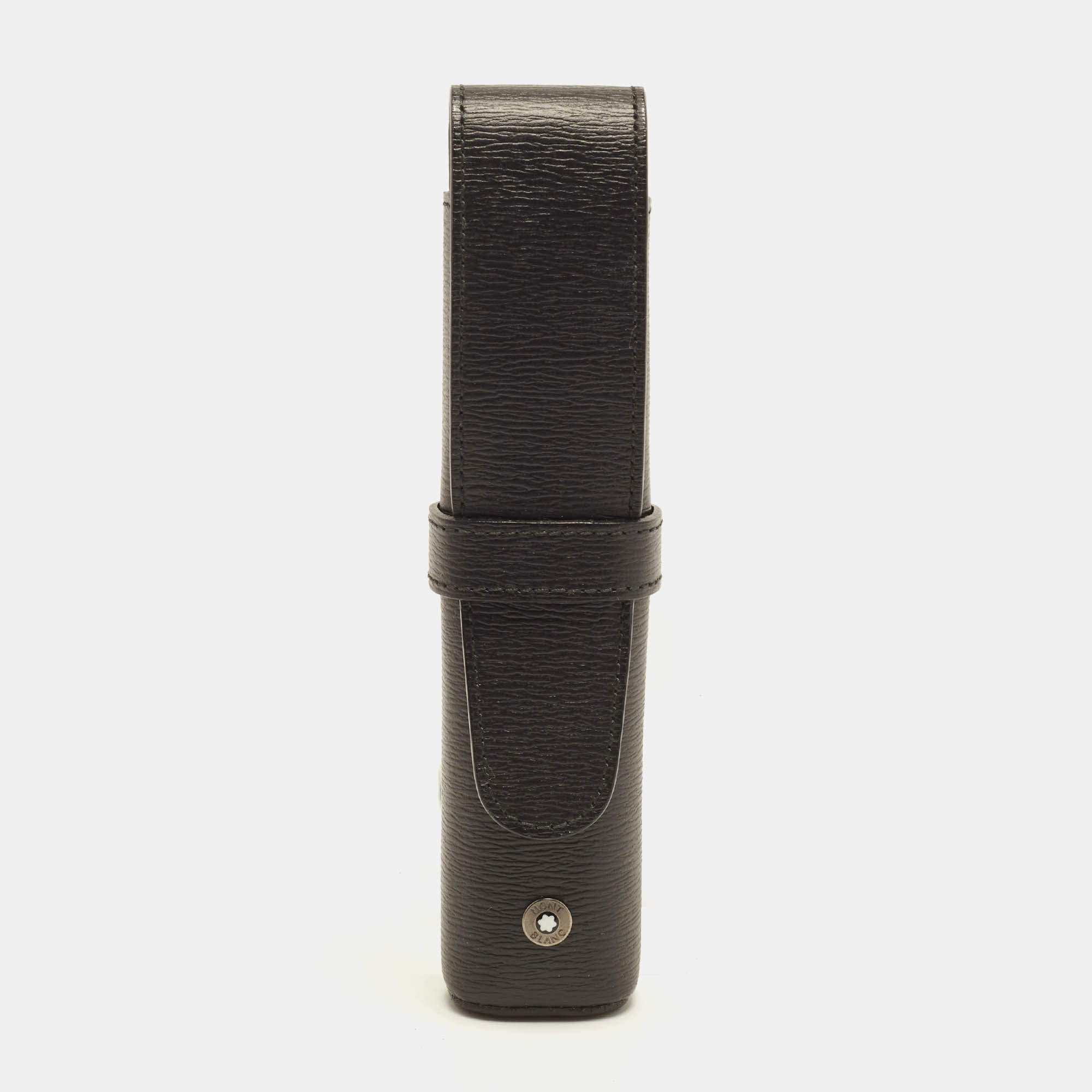 Pre Owned Montblanc 4810 Westside 1-Pen Pouch Black Leather