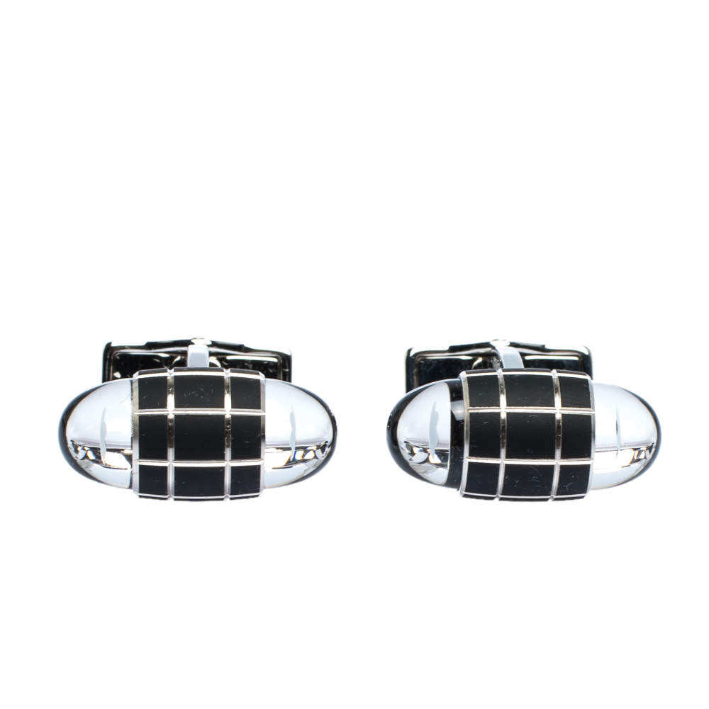 Pre Owned Montblanc Contemporary Collection UrbanWalker Floating Star Cufflinks