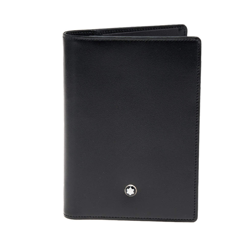 مملوكة مسبقًا مفكرة مون بلان مايستر ستاك جلد أسود