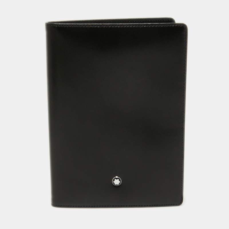 Montblanc Black Leather Meisterstück Passport Holder