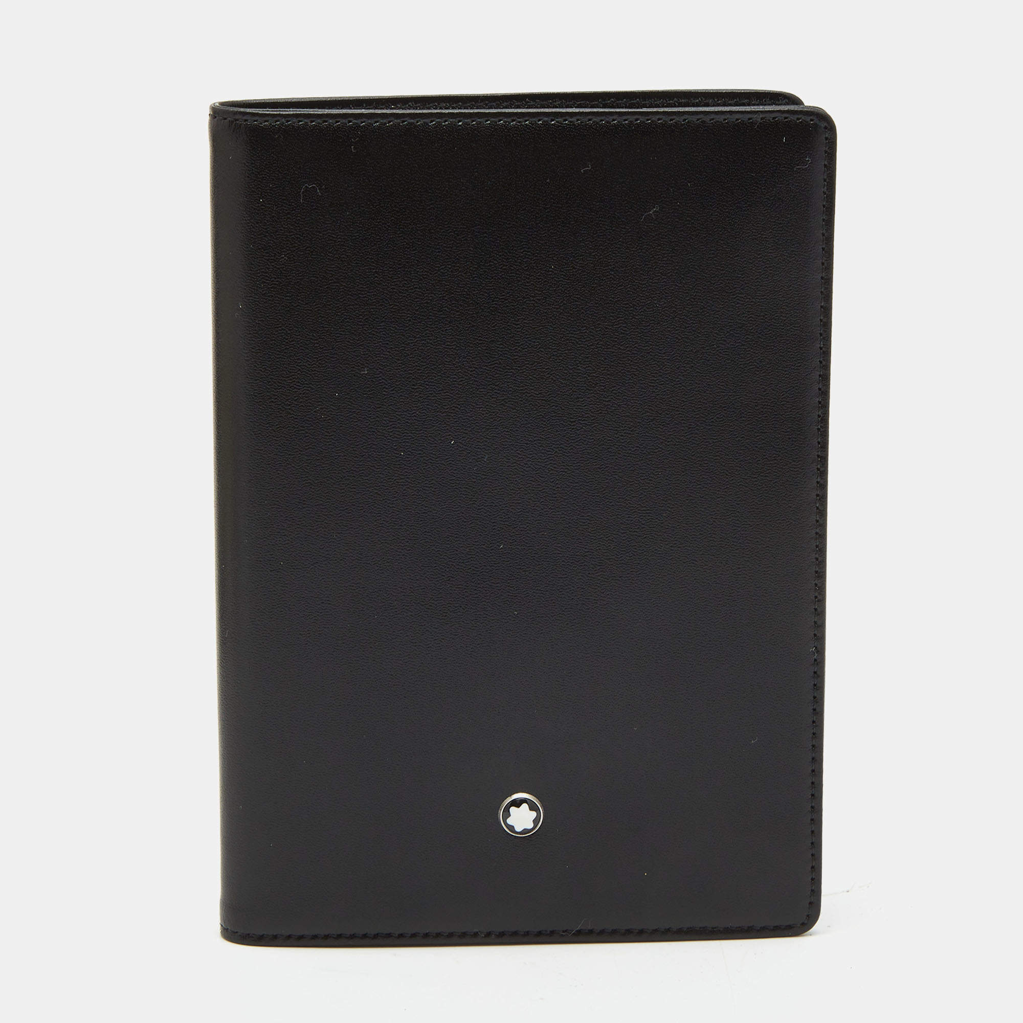 Montblanc Black Leather Meisterstück Passport Holder