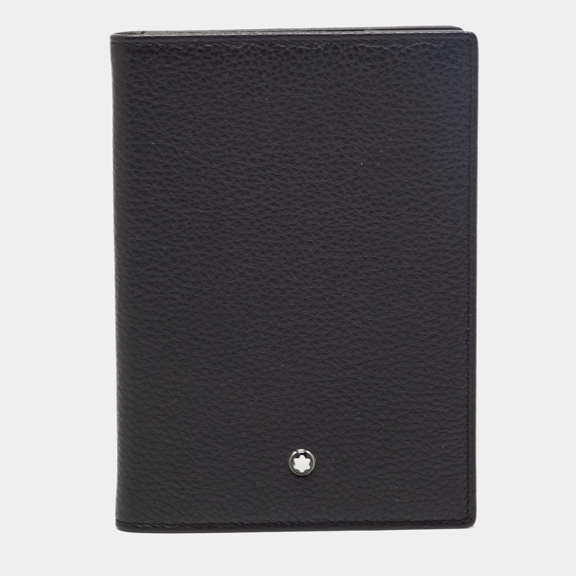 Montblanc Black Leather Meisterstück Passport Holder
