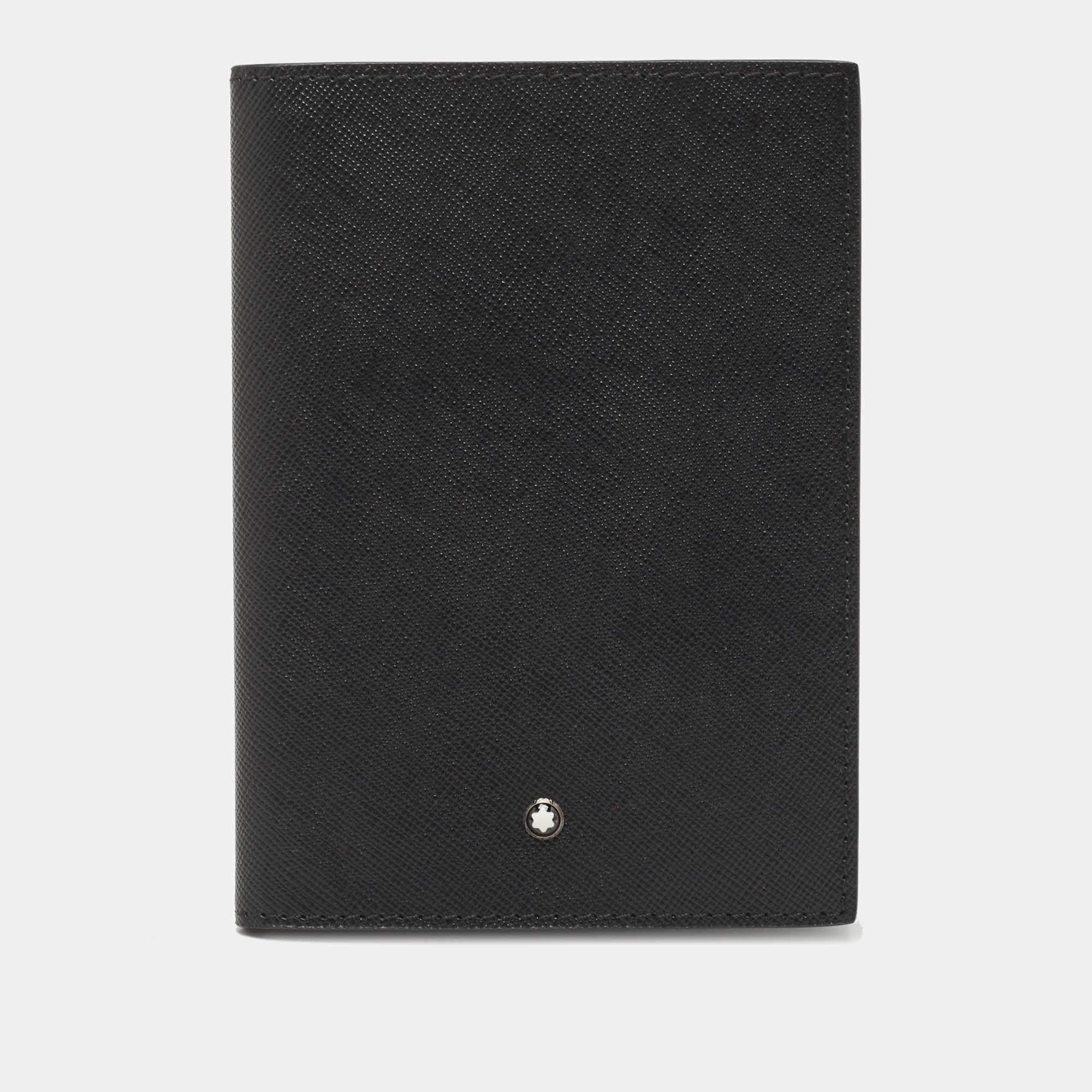 Mont Blanc Leather Sartorial Passport Holder