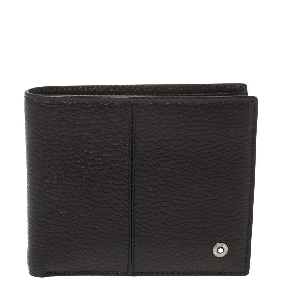 MontBlanc Black Leather Bifold Wallet