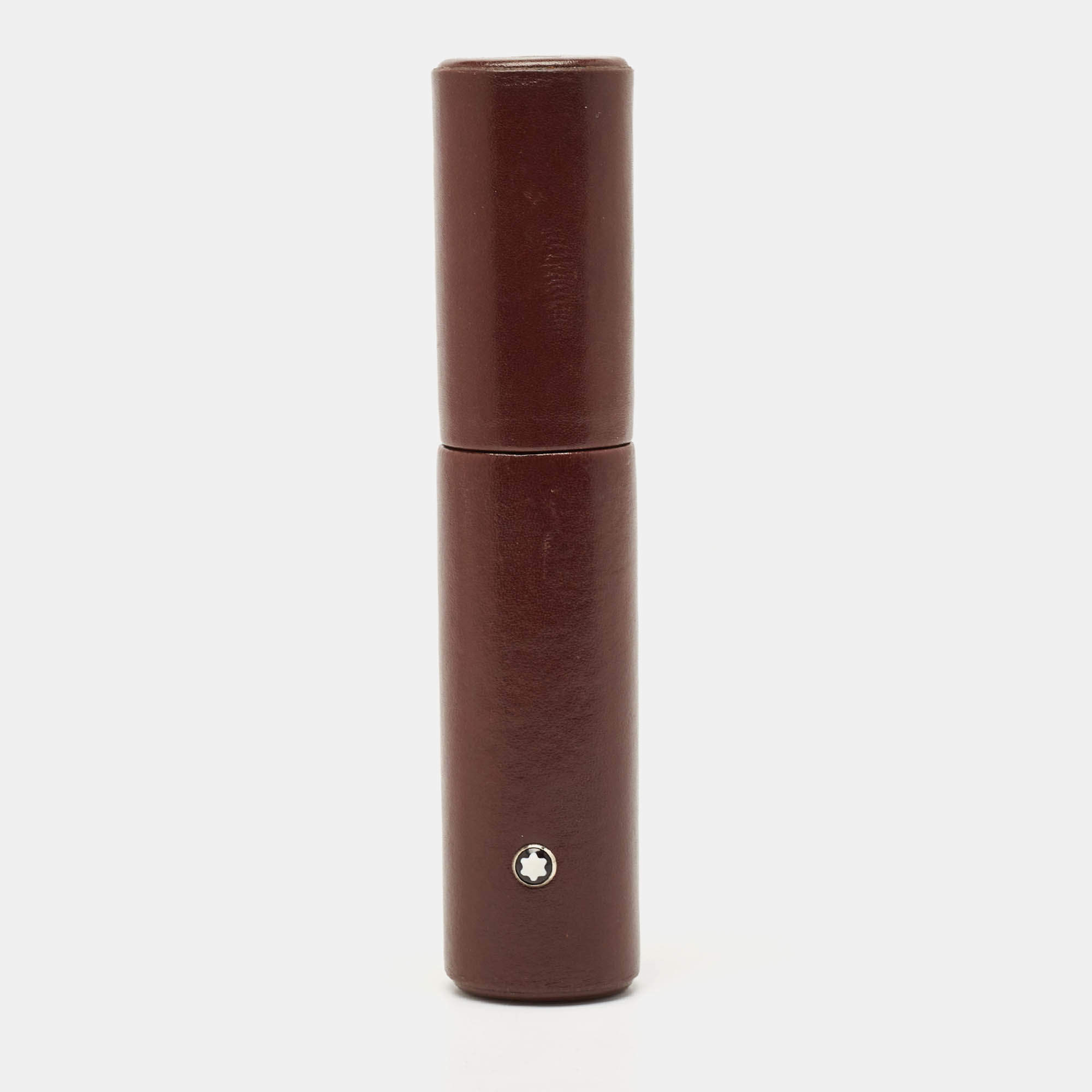 Montblanc Dark Brown Leather Florence Pen Case