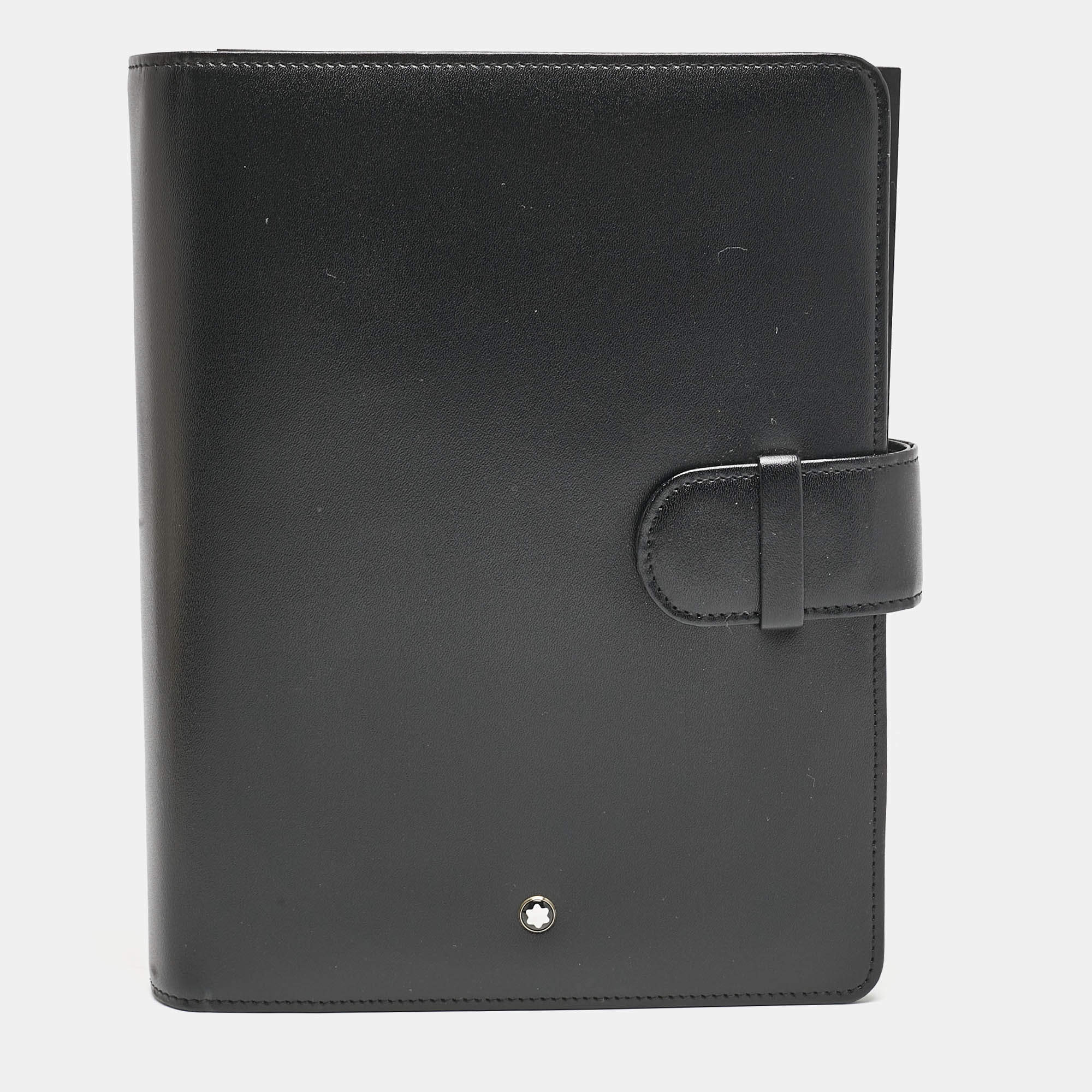 مملوكة مسبقًا Montblanc Black Leather Meisterstuck Personal Organizer
