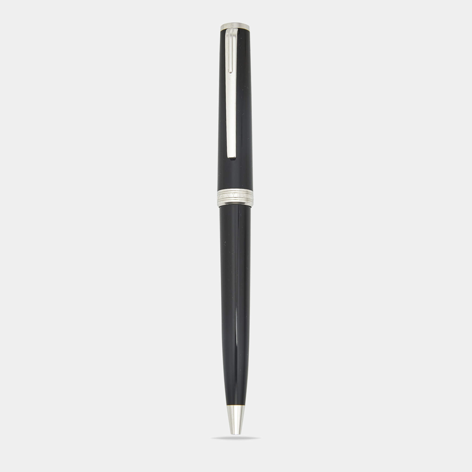 Pre Owned Montblanc Pix Resin Silver Tone Ballpoint Pen