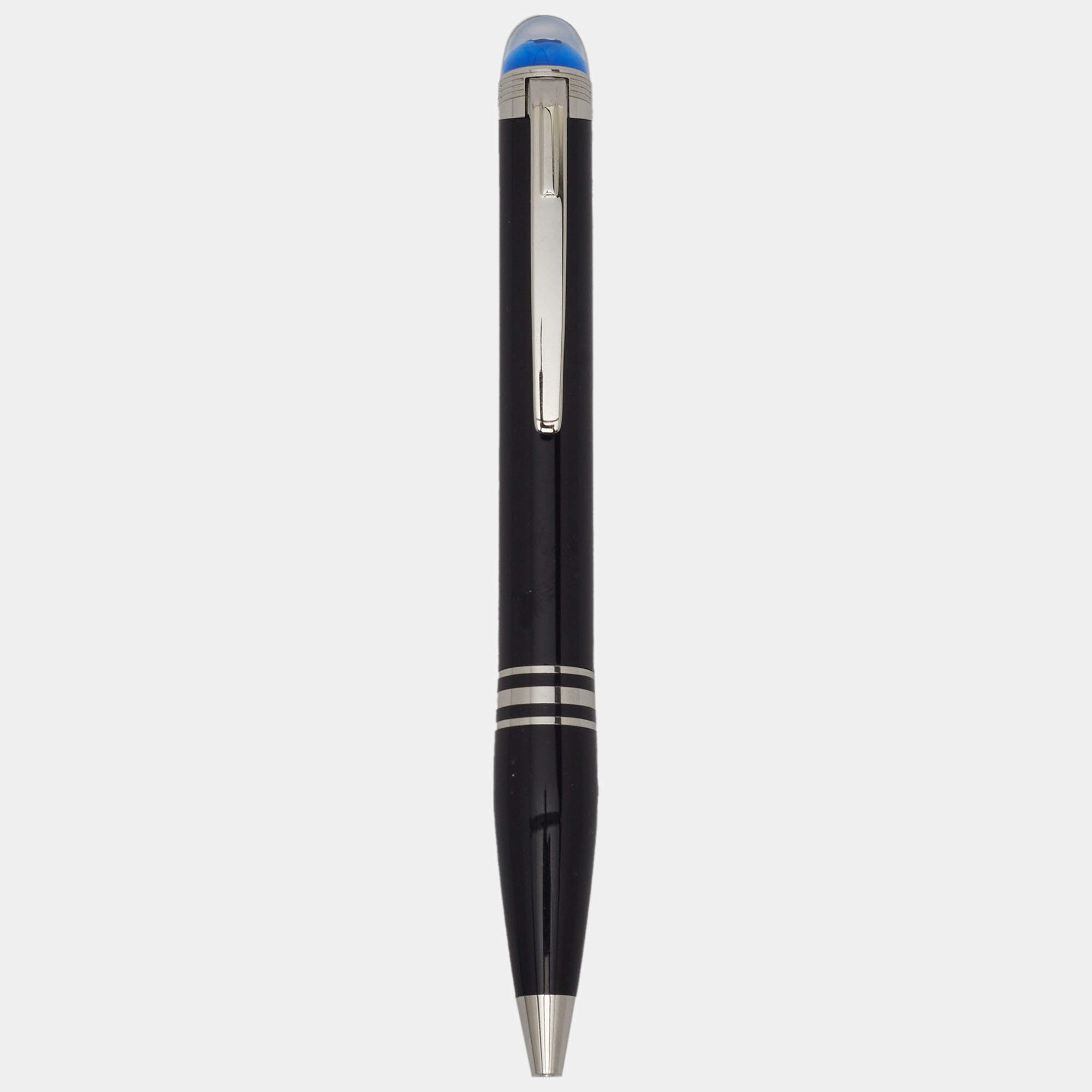 Pre Owned Montblanc StarWalker Resin Silver Tone Ballpoint Pen