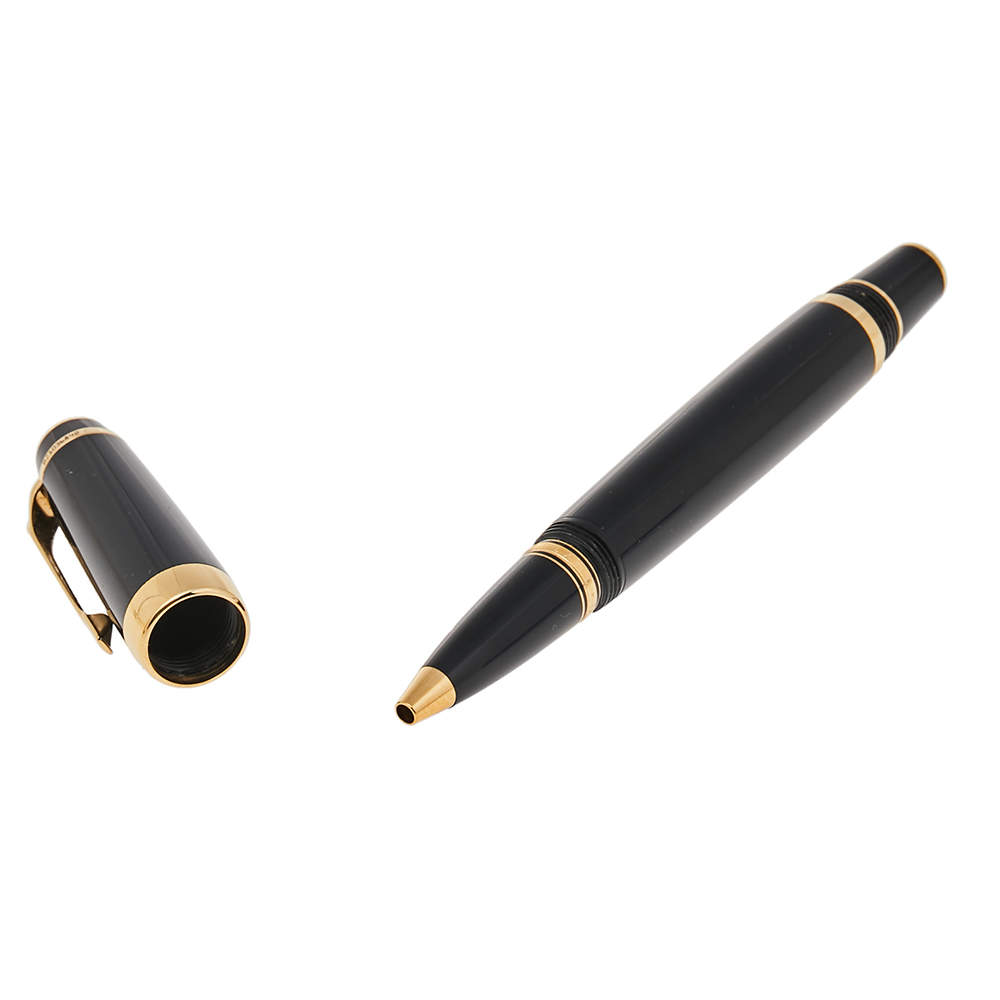 Pre Owned Montblanc Boheme Black Resin Rollerball / Fineliner Pen