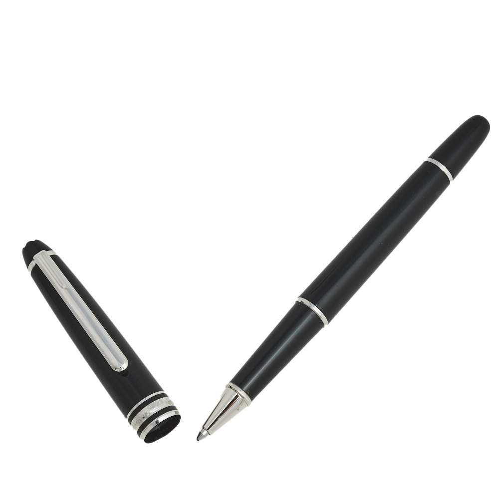 Pre Owned Montblanc Meisterstück Black Resin Rollerball Pen