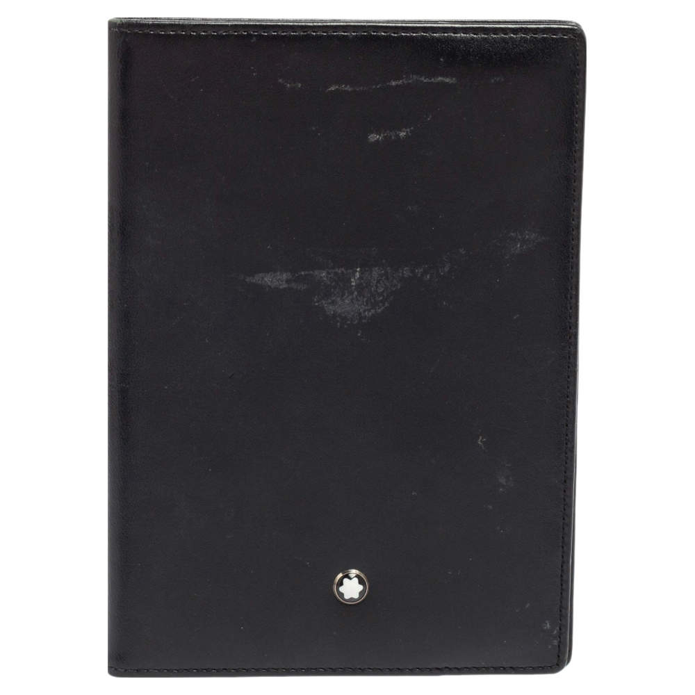 Montblanc Black Leather Meisterstück Passport Holder Montblanc | The ...