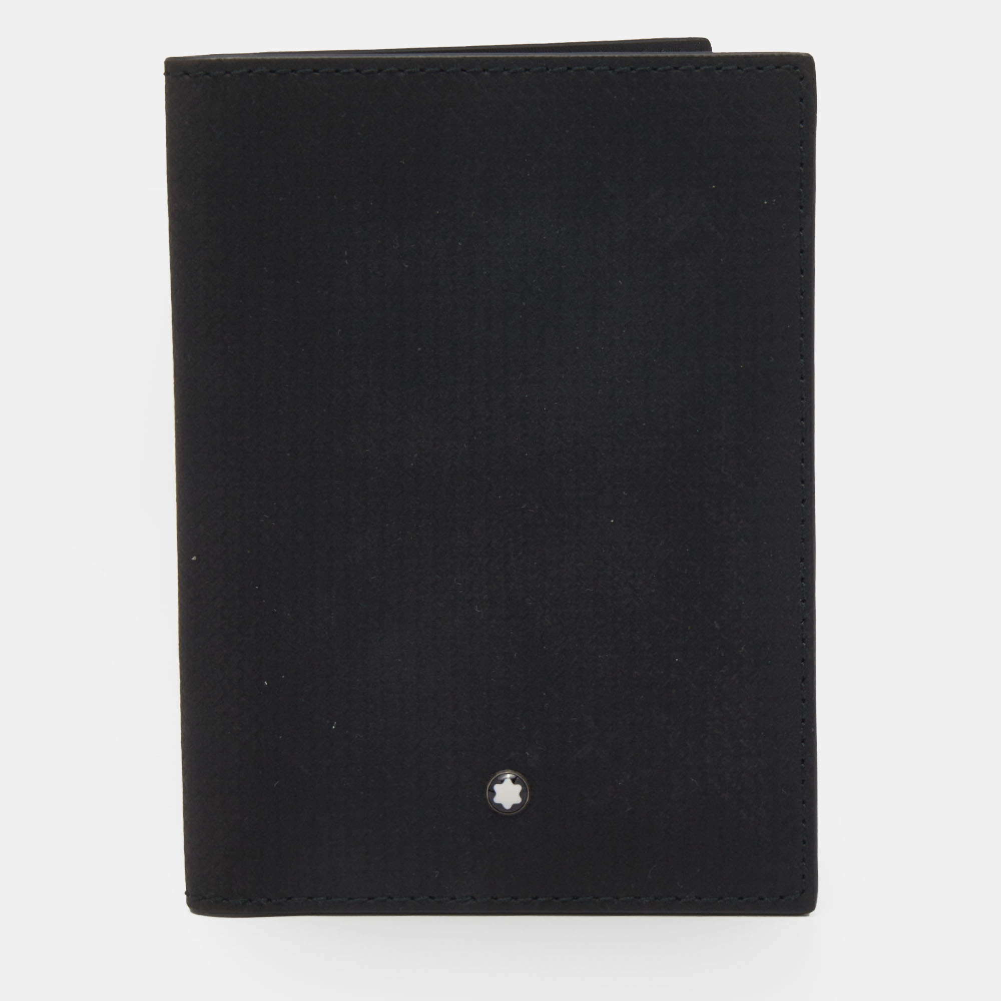 Pre Owned Montblanc Black Leather Meisterstück Passport Holder