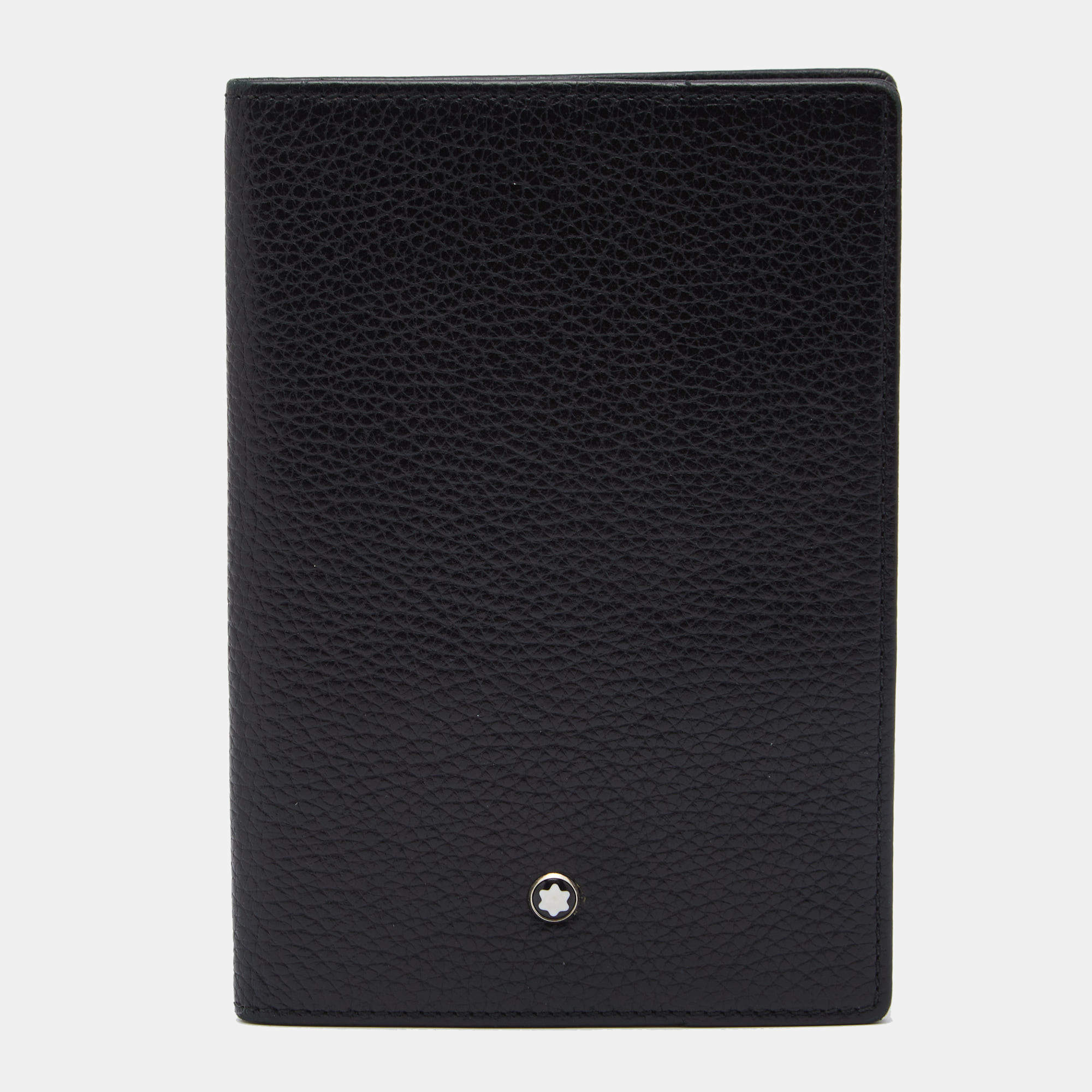 Pre Owned Montblanc Black Leather Meisterstück Passport Holder